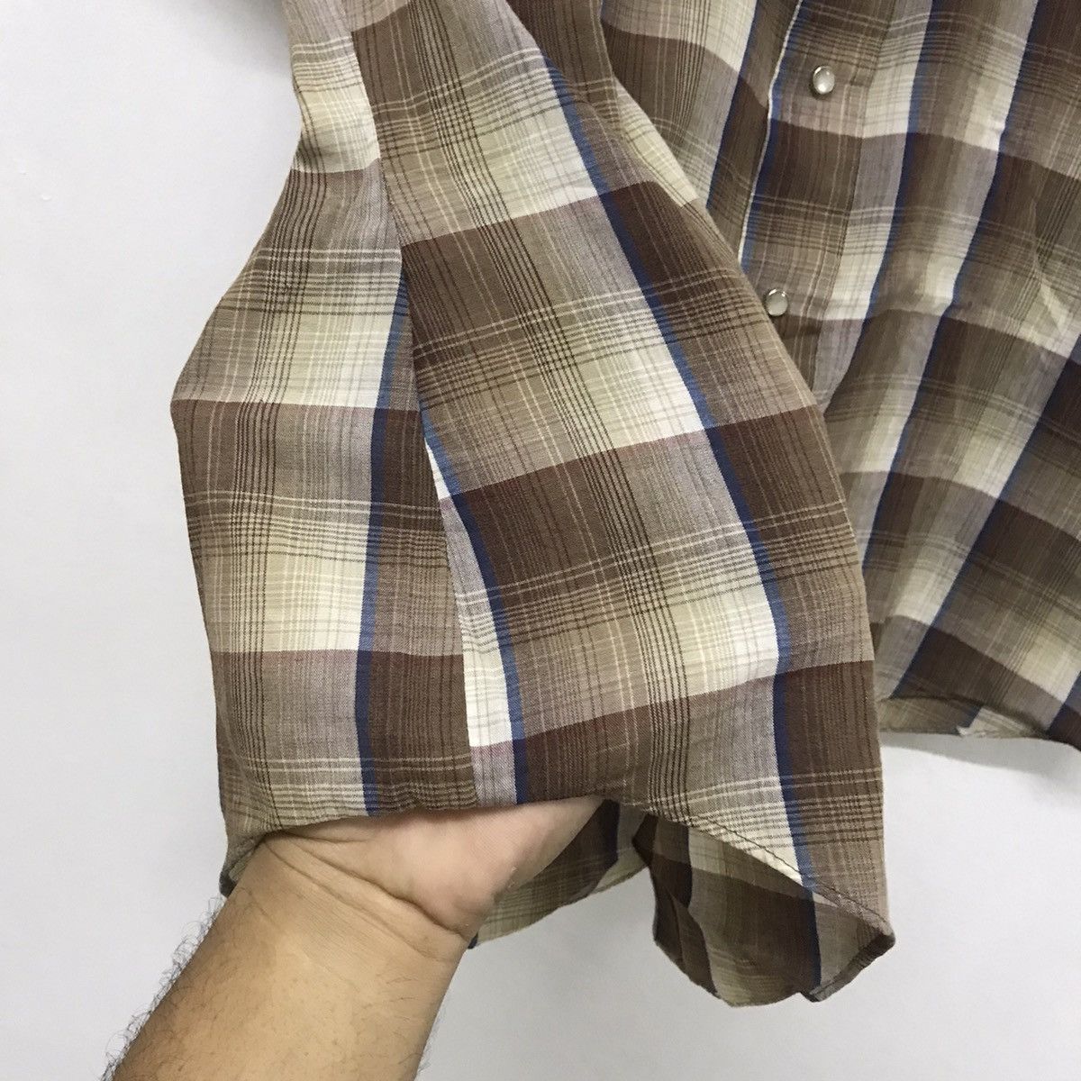 Levi's Vintage Clothing Vintage Levis Western Short Sleeve Shirt brown Size US M / EU 48-50 / 2 - 8 Thumbnail