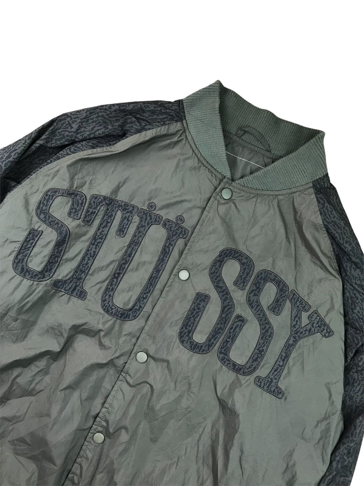 Stussy 💥 VTG STUSSY VARSITY JACKET BIG LOGO SPELL OUT Size US XL / EU 56 / 4 - 7 Thumbnail