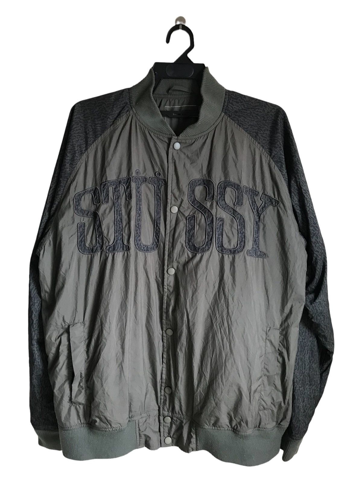 Stussy 💥 VTG STUSSY VARSITY JACKET BIG LOGO SPELL OUT Size US XL / EU 56 / 4 - 4 Thumbnail