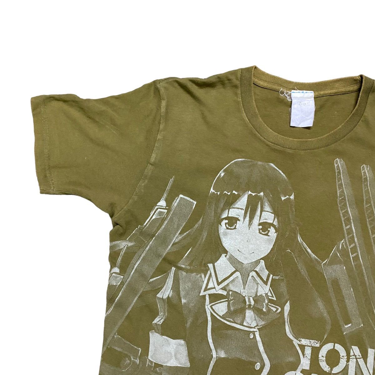 Anime Chikuma Kai-2 Tone Class Aircraft Cruiser Manga Tee a Size US L / EU 52-54 / 3 - 5 Thumbnail