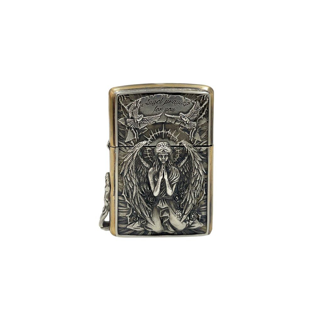 Other Angel Wings Lighter Storage Case Universal Portable Keyring Size ONE SIZE - 1 Thumbnail