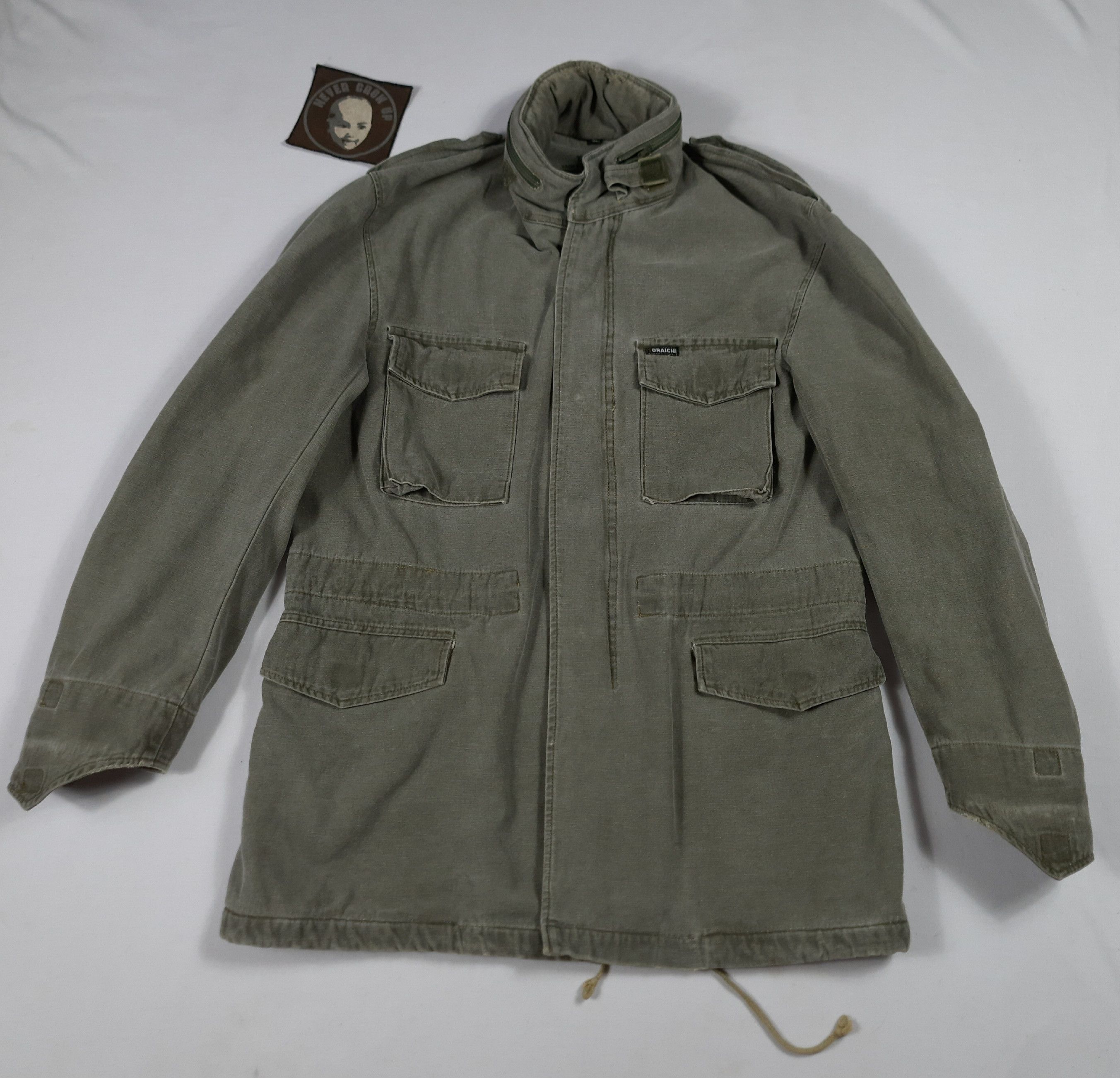 Japanese Brand TORAICHI Japanese Designer M65 Parka Jacket Size US M / EU 48-50 / 2 - 3 Thumbnail