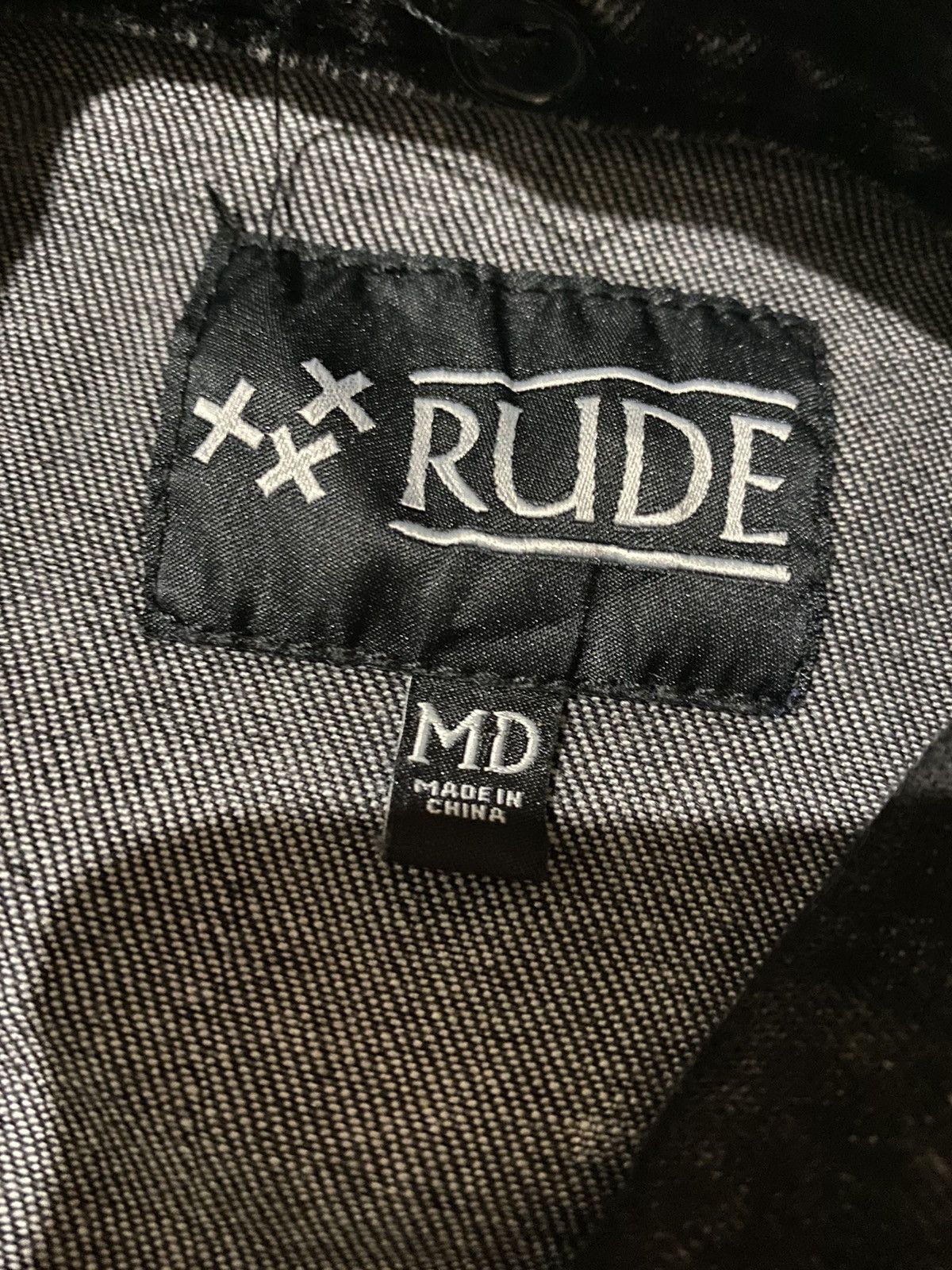 RUDE GALLERY 💥Rude Gallery Distressed Denim Jacket Size US M / EU 48-50 / 2 - 4 Thumbnail