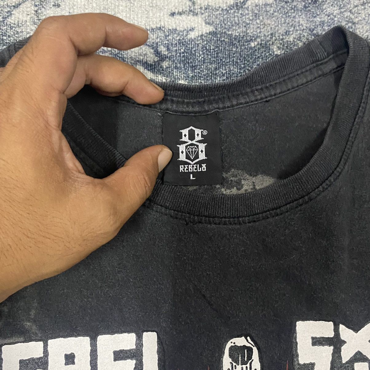 Band Tees × If Six Was Nine × Japanese Brand Vintage Japan Rebel8 Fuck Bad Attitude Faded Punk Tee Size US M / EU 48-50 / 2 - 5 Thumbnail