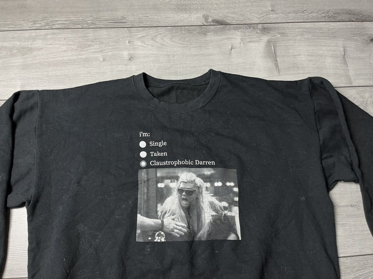 Vintage Vintage Y2K Faded " Claustrophobic Tee" Humor Tee size XLarg Size US XL / EU 56 / 4 - 3 Thumbnail