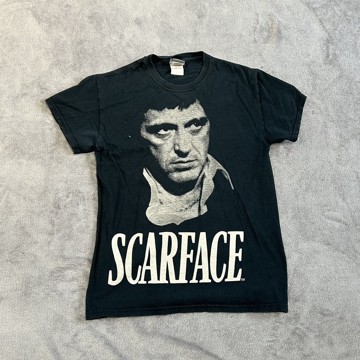 Vintage Scarface t shirt big logo print | Grailed