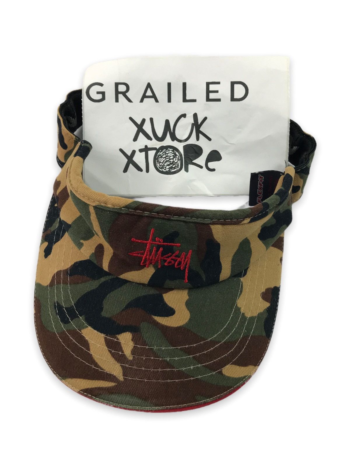 Stussy 💥BESTOFFER💥STUSSY SIGNATURE VISOR HATS CAMO CAMOUFLAGE Size ONE SIZE - 9 Thumbnail