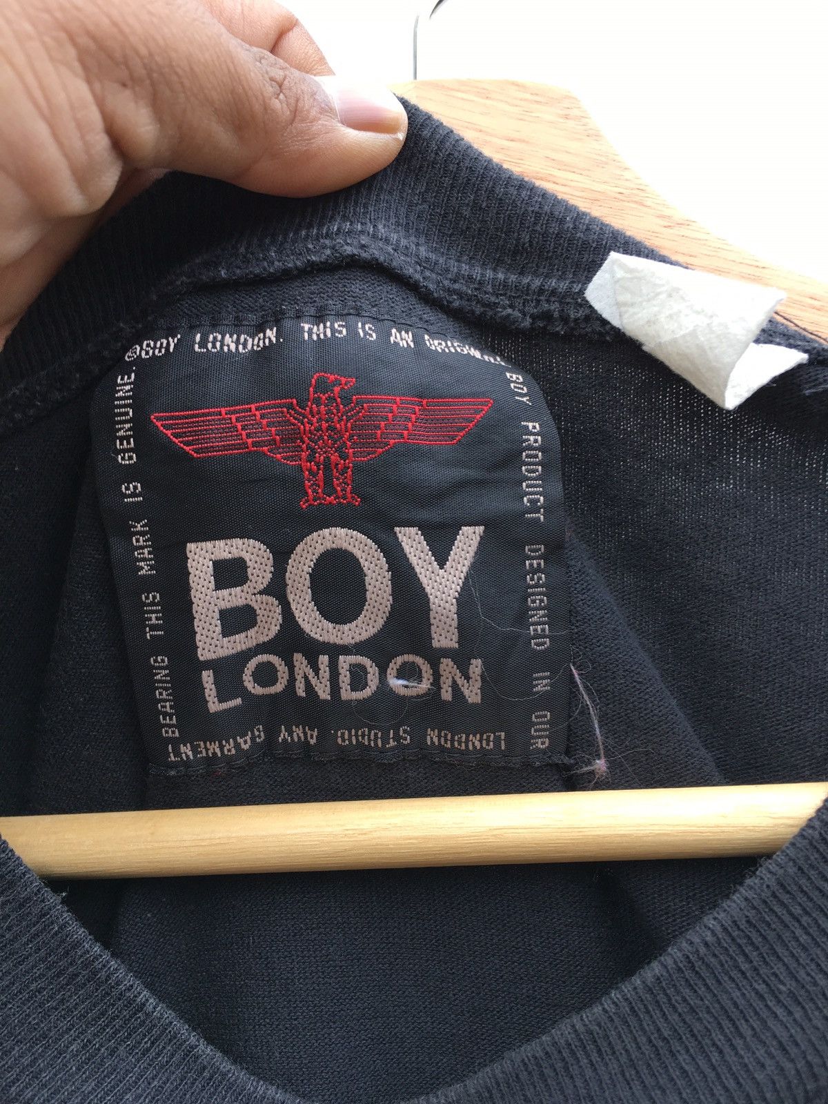 Boy London Vintage 90s Boy London Big Logo Spellout T Shirt Size US L / EU 52-54 / 3 - 9 Thumbnail