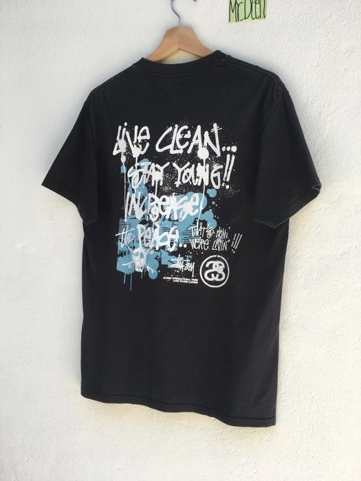 Stussy Rare Vintage Stussy Tshirt Size US M / EU 48-50 / 2 - 3 Thumbnail