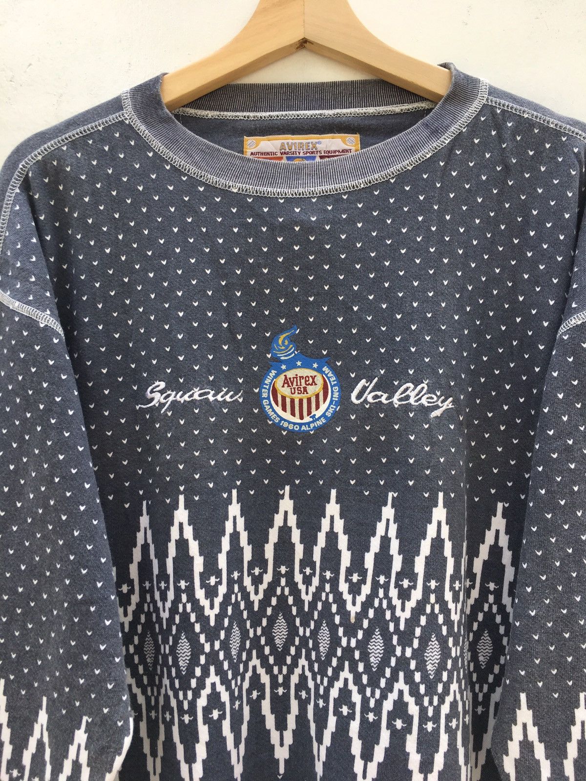 Avirex VTG Athlete Sweatshirt Avirex Winter Games 60s Ski ing Team Size US L / EU 52-54 / 3 - 4 Thumbnail