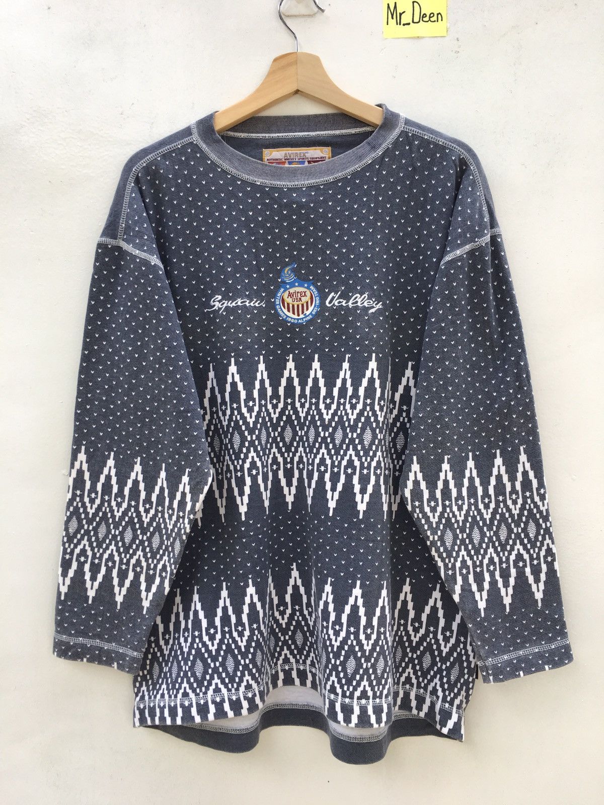 Avirex VTG Athlete Sweatshirt Avirex Winter Games 60s Ski ing Team Size US L / EU 52-54 / 3 - 1 Thumbnail