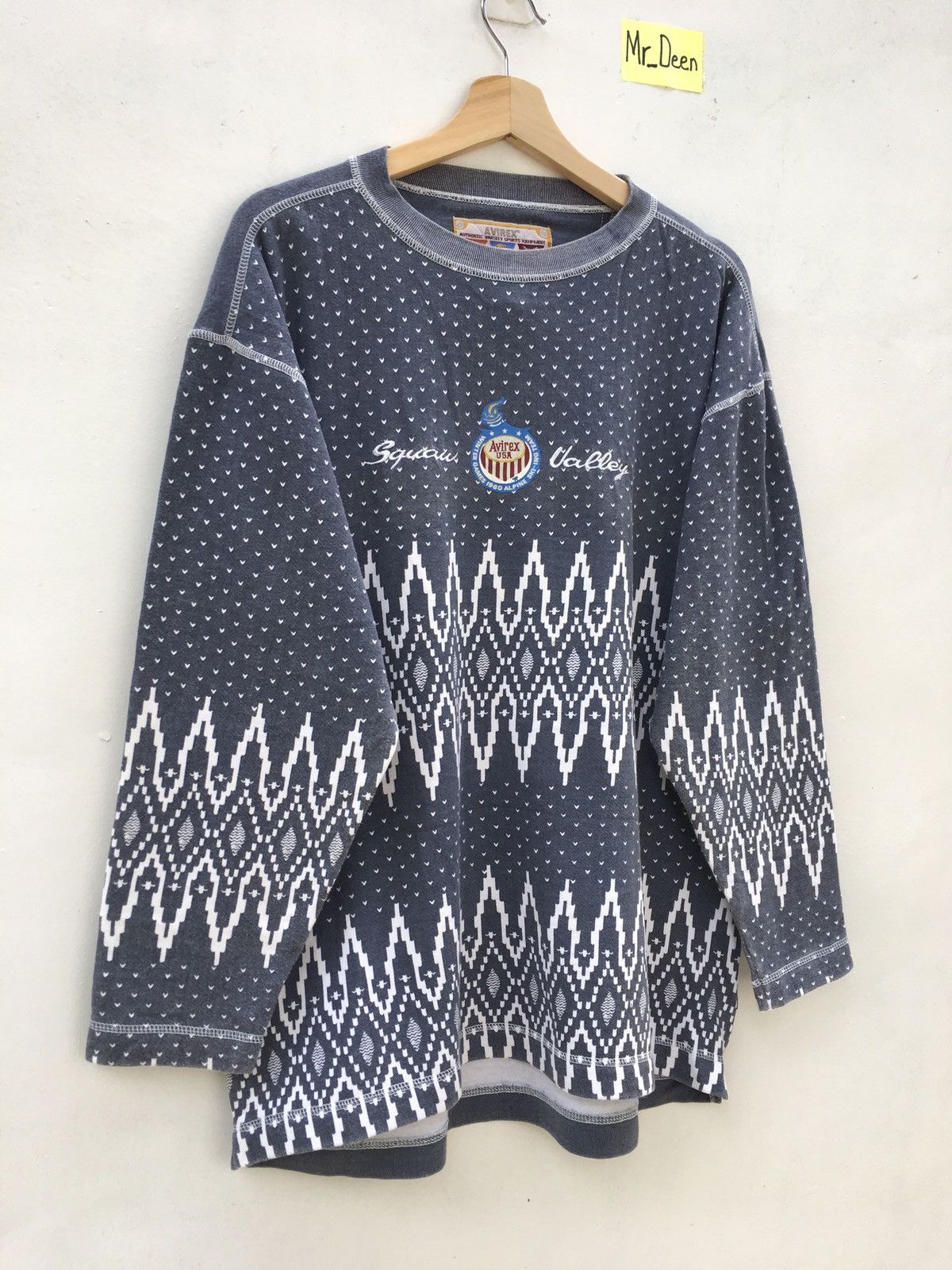 Avirex VTG Athlete Sweatshirt Avirex Winter Games 60s Ski ing Team Size US L / EU 52-54 / 3 - 2 Thumbnail
