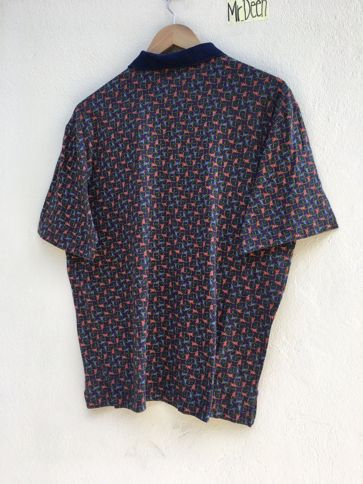 Salvatore Ferragamo Vintage Salvatore Ferragamo Collar Tshirt Size US M / EU 48-50 / 2 - 7 Thumbnail