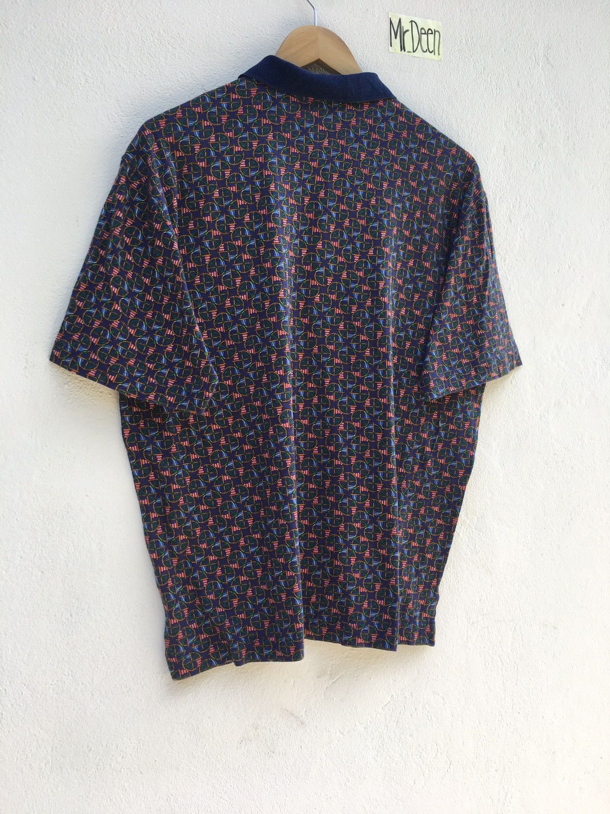 Salvatore Ferragamo Vintage Salvatore Ferragamo Collar Tshirt Size US M / EU 48-50 / 2 - 6 Thumbnail