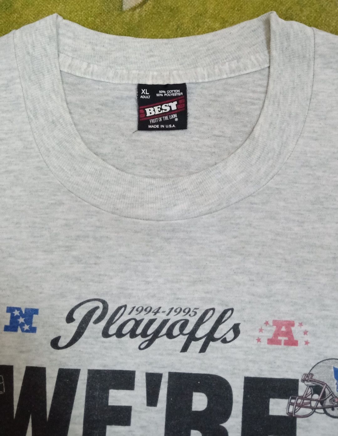 NFL × Vintage Vintage NFL 1994/95 Playoffs We're Back T-shirt Size US XL / EU 56 / 4 - 13 Thumbnail
