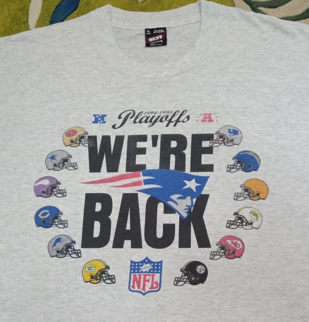 NFL × Vintage Vintage NFL 1994/95 Playoffs We're Back T-shirt Size US XL / EU 56 / 4 - 4 Thumbnail
