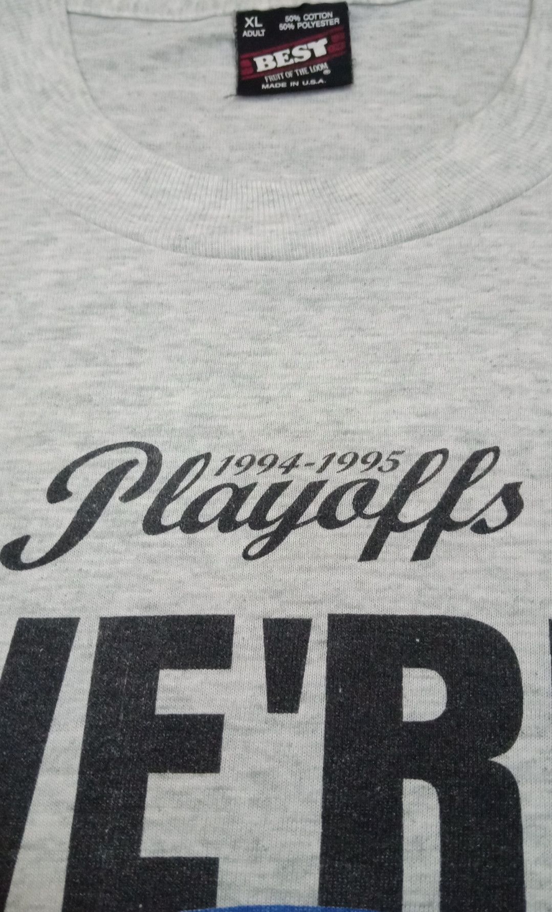 NFL × Vintage Vintage NFL 1994/95 Playoffs We're Back T-shirt Size US XL / EU 56 / 4 - 12 Thumbnail