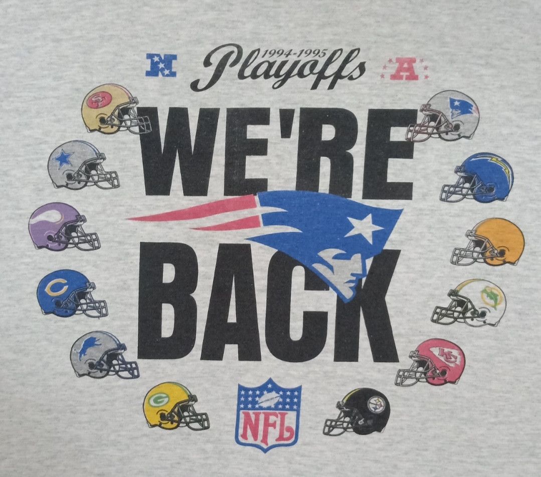 NFL × Vintage Vintage NFL 1994/95 Playoffs We're Back T-shirt Size US XL / EU 56 / 4 - 11 Thumbnail
