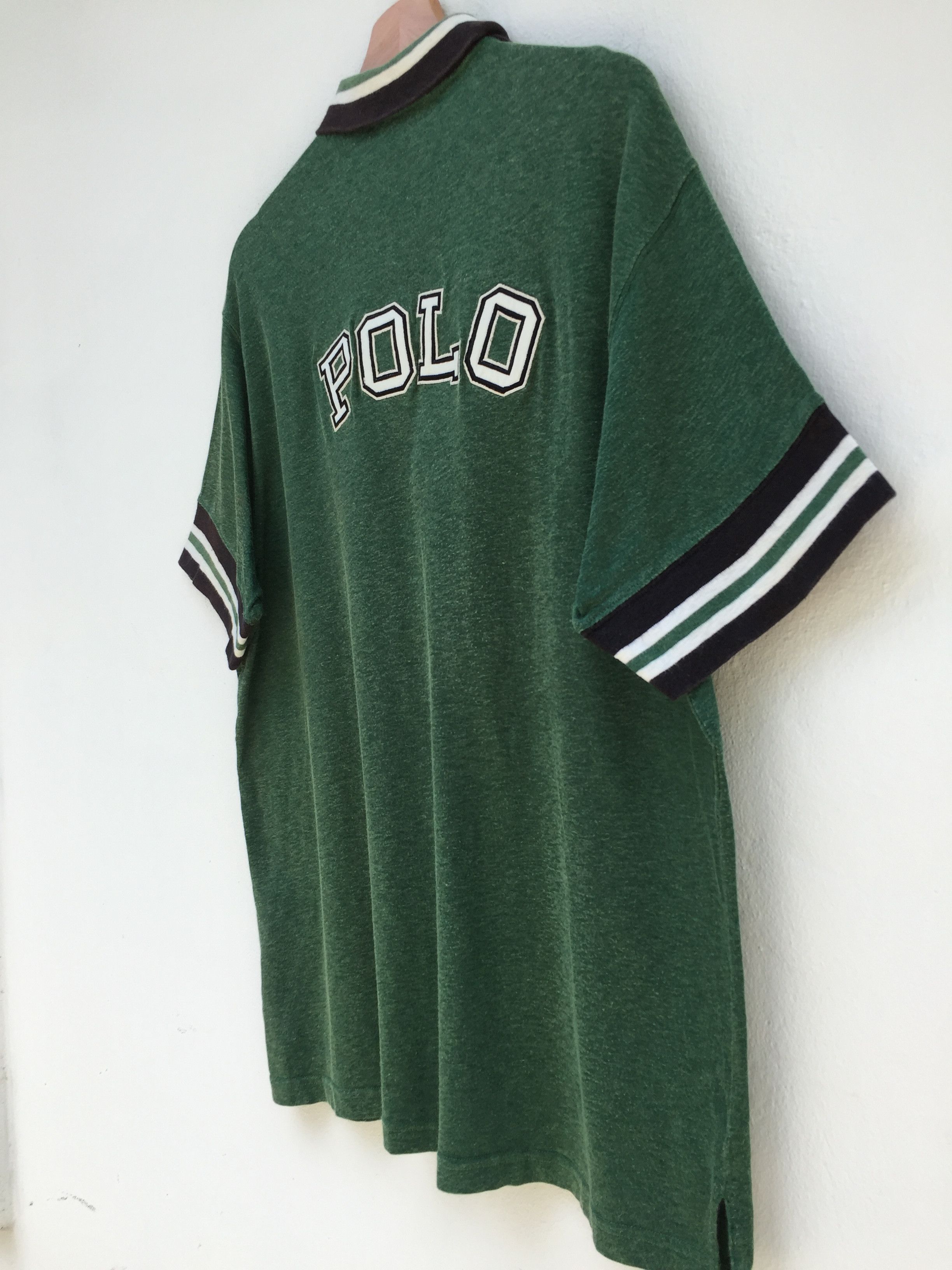 Polo Ralph Lauren RARE Polo Ralph Lauren/ Big Logo/ Spell Out Embroidered Size US XL / EU 56 / 4 - 4 Thumbnail