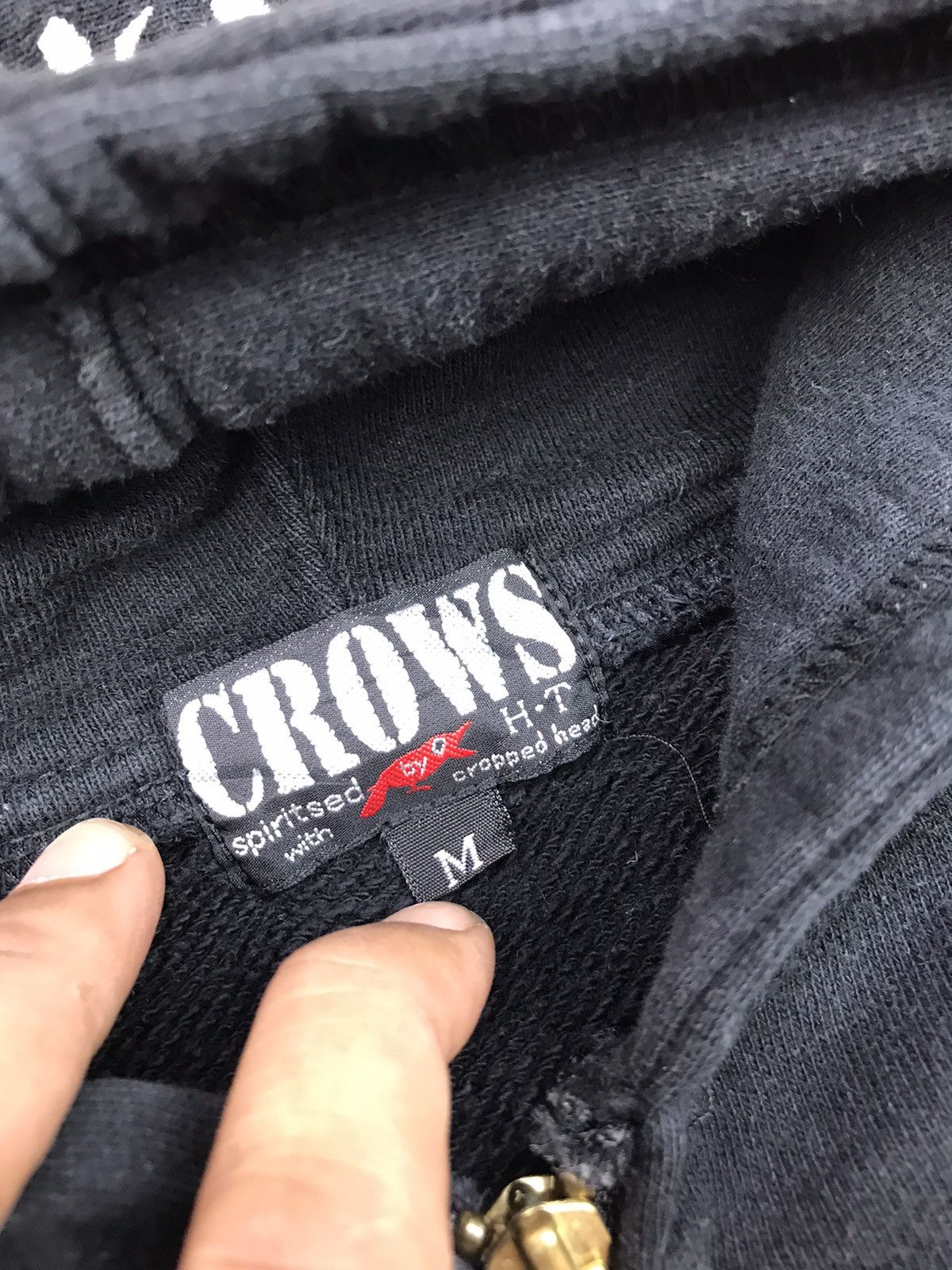 Japanese Brand 🔥VINTAGE TFOA HIROSHI TAKASHI THE CROWS HOODIE ZIPPER Size US M / EU 48-50 / 2 - 6 Thumbnail