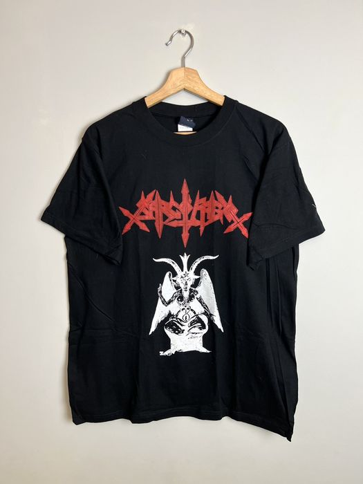 Vintage Rare Vintage 90s Sarcofago Black Death Metal Band Tshirt | Grailed