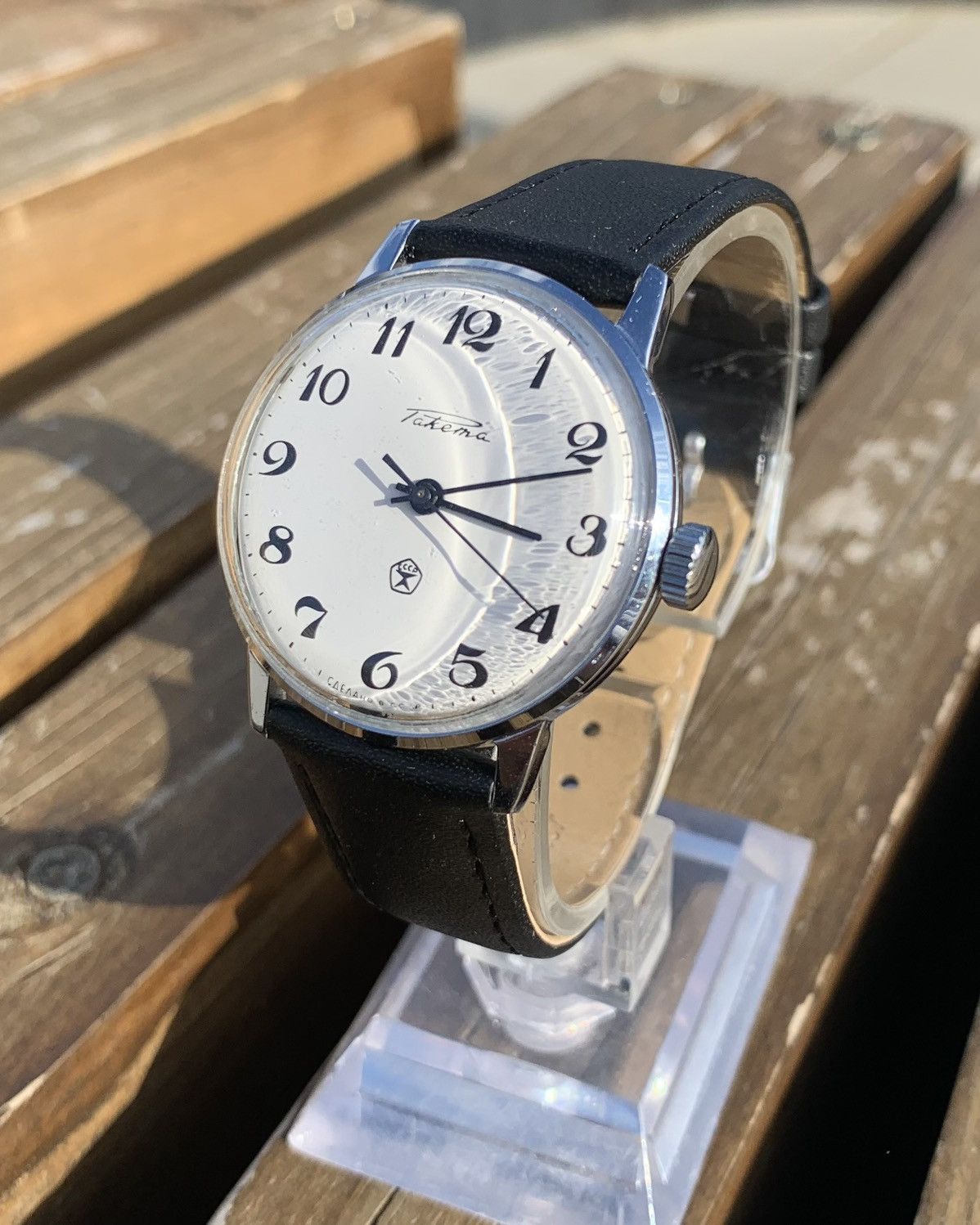 Vintage Vintage Soviet Raketa Watch Mechanical Wristwatch USSR 1980s Size ONE SIZE - 1 Thumbnail