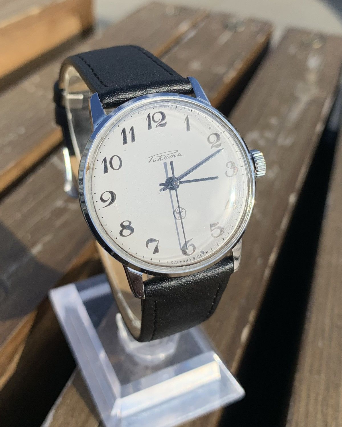 Vintage Vintage Soviet Raketa Watch Mechanical Wristwatch USSR 1980s Size ONE SIZE - 3 Thumbnail