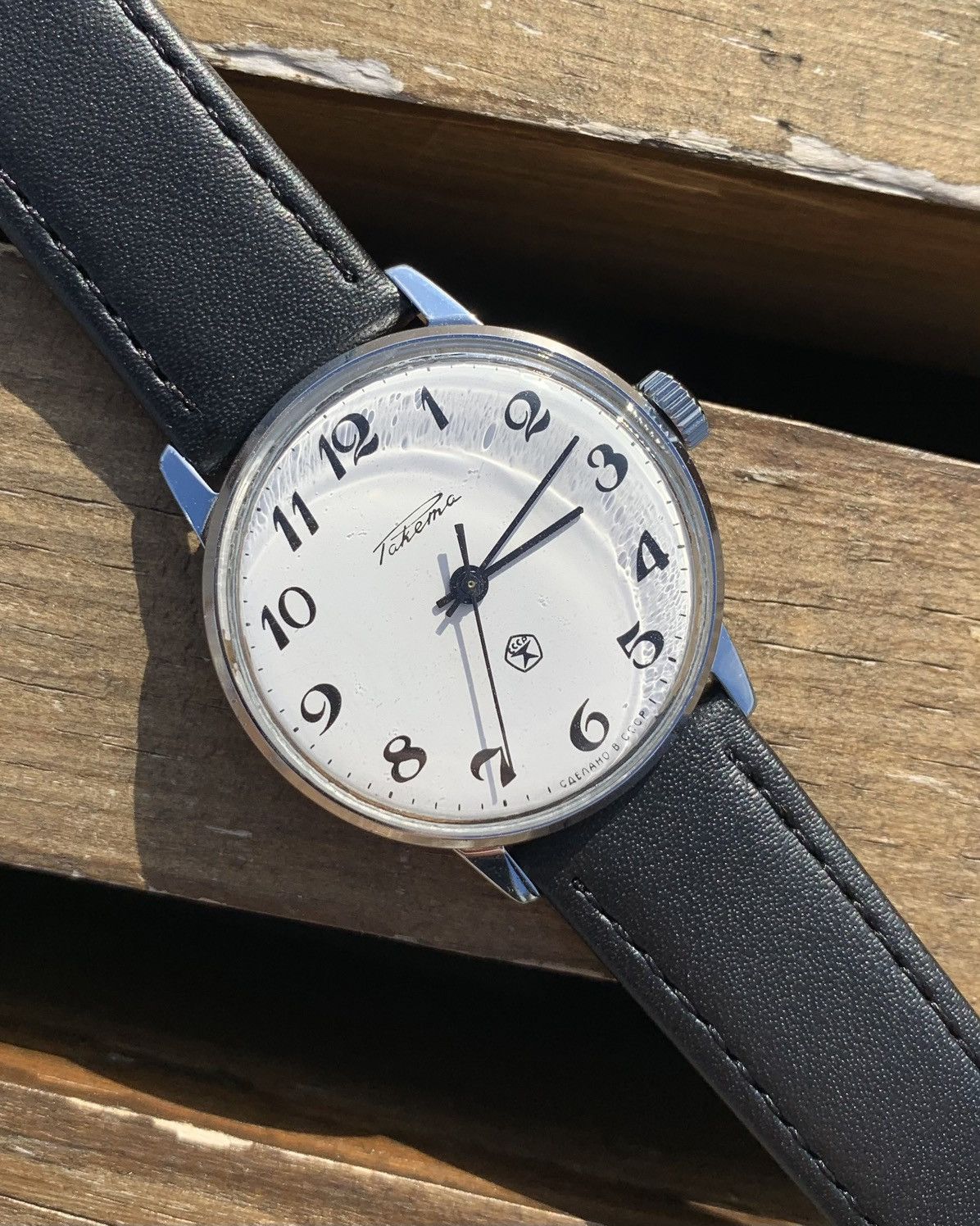 Vintage Vintage Soviet Raketa Watch Mechanical Wristwatch USSR 1980s Size ONE SIZE - 8 Thumbnail