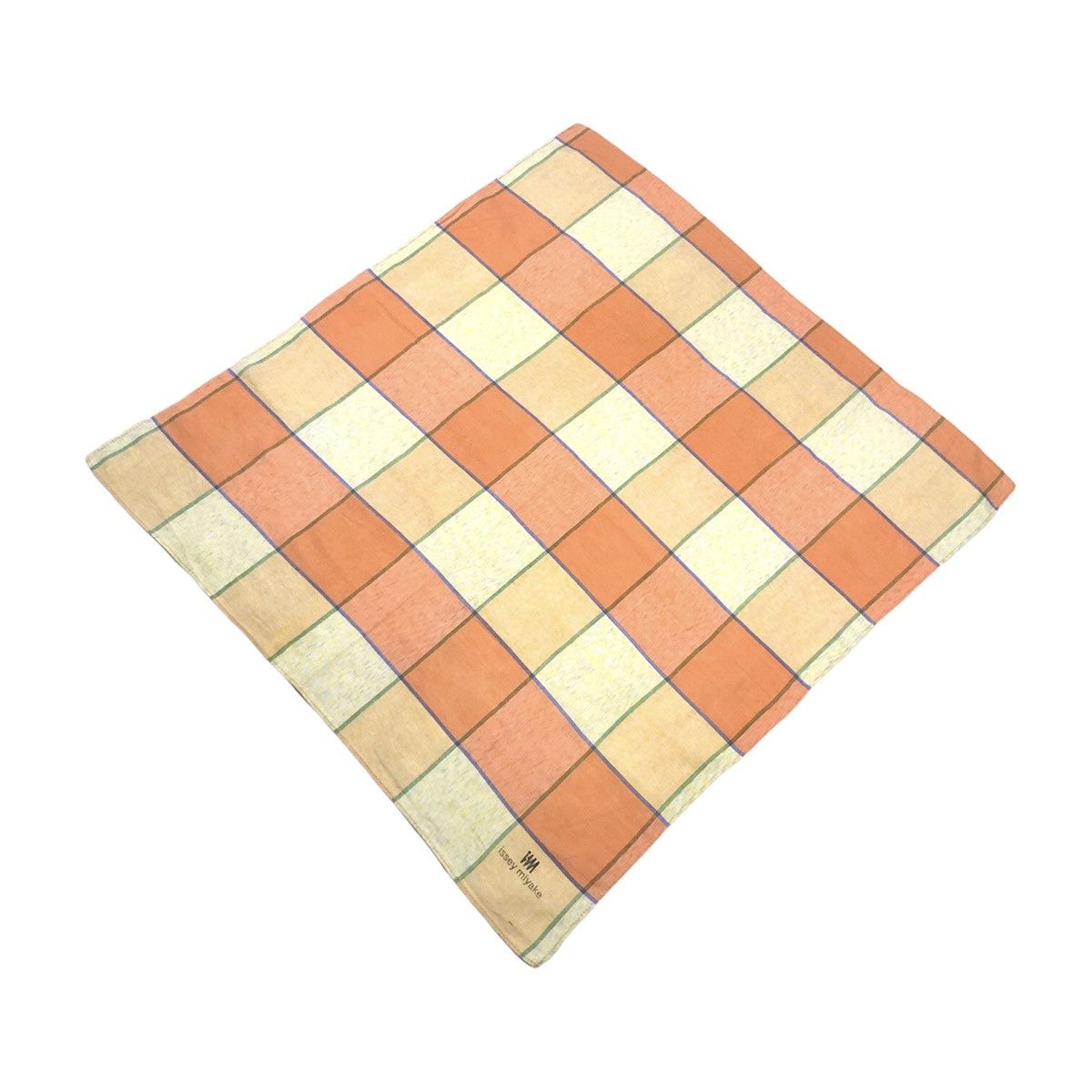 Issey Miyake Issey Miyake Designer Checkered Handkerchief Pocketsquare Size ONE SIZE - 3 Thumbnail