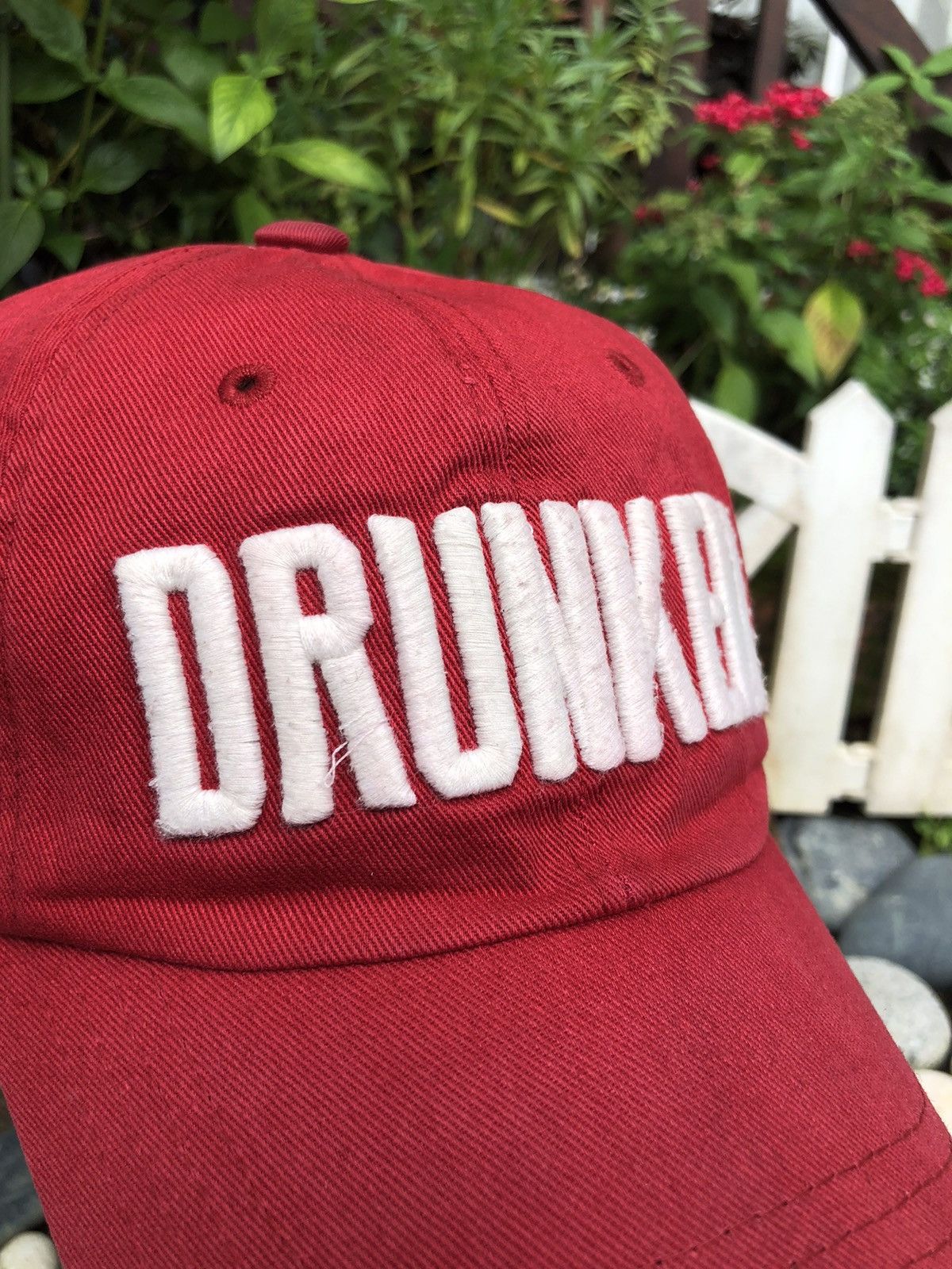 Japanese Brand × Vintage AUTHENTIC VINTAGE EMBROIDERY DRUNKEN $ CAP HAT Size ONE SIZE - 3 Thumbnail