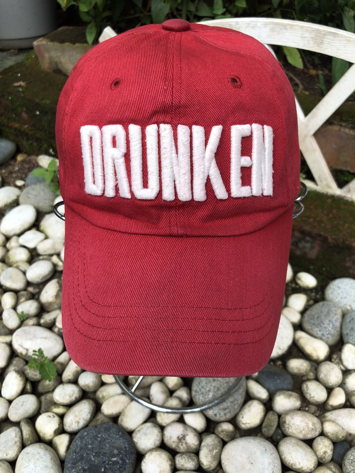 Japanese Brand × Vintage AUTHENTIC VINTAGE EMBROIDERY DRUNKEN $ CAP HAT Size ONE SIZE - 2 Thumbnail