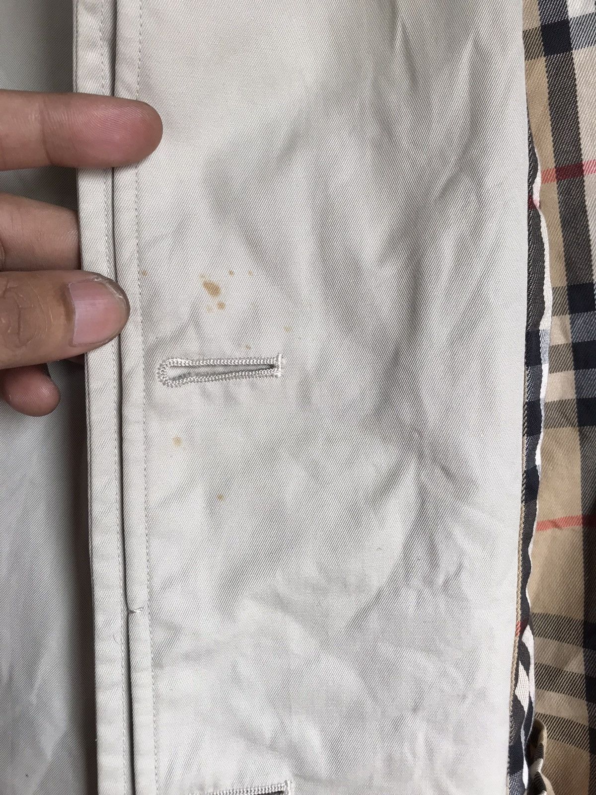 Burberry × Vintage 🔥BESTOFFER🔥Vintage 90’s Burberry Trench Coat Nova Check Size US S / EU 44-46 / 1 - 17 Thumbnail
