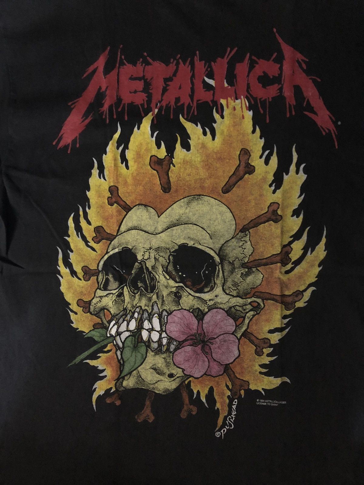 Band Tees × Metallica Vintage 1994 Metallica Day On The Green Shirt Pushead Giant Size US L / EU 52-54 / 3 - 4 Thumbnail