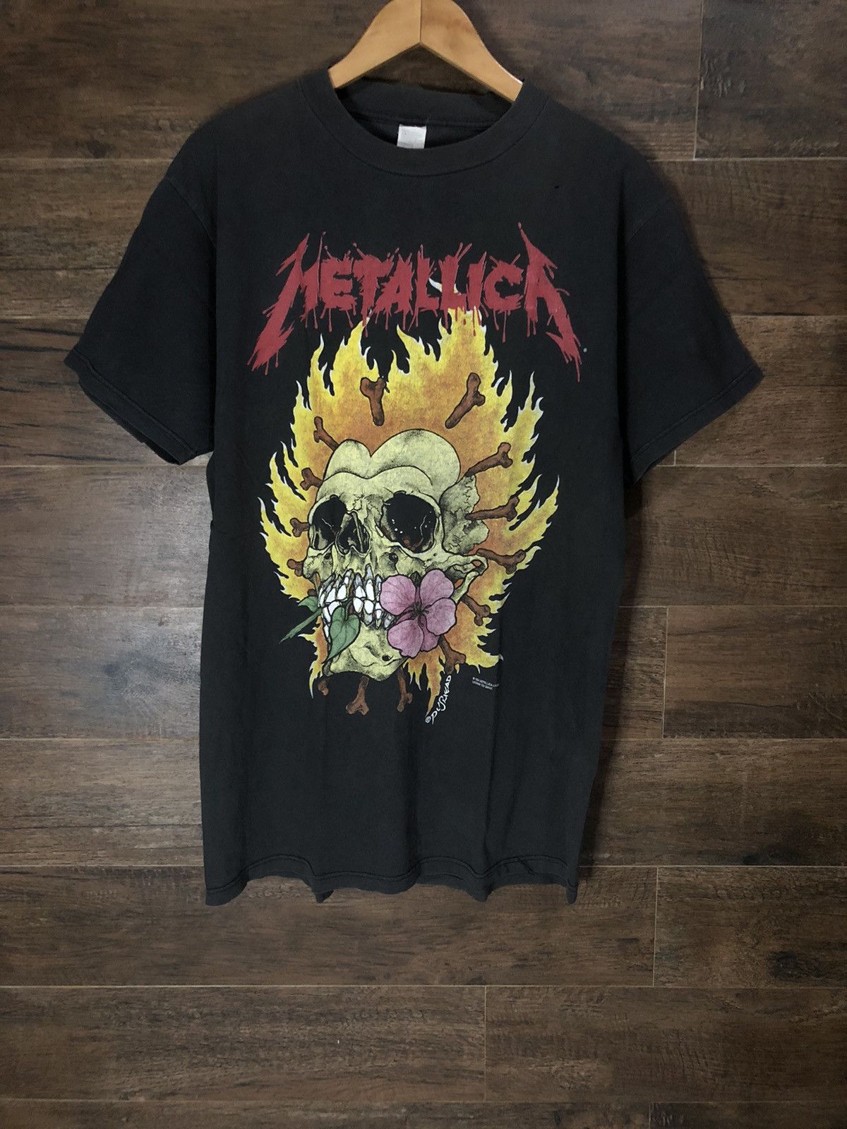 Vintage 1994 Metallica Day On The Green Shirt Pushead Giant