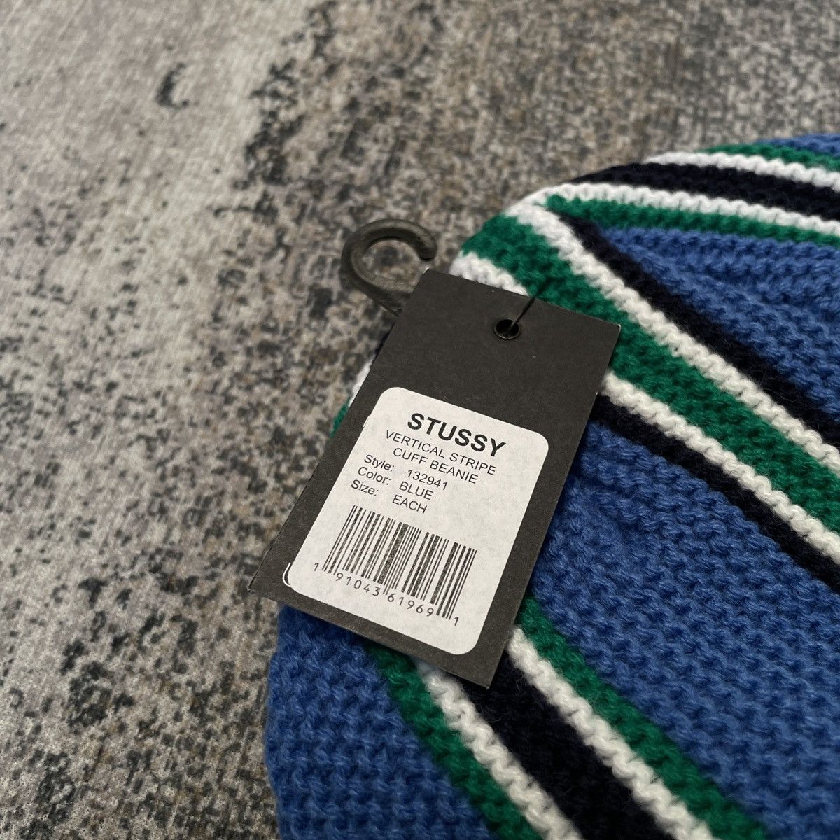 Other STUSSY " STRIPE VERTICAL " BEANIE BLUE Size ONE SIZE - 3 Thumbnail