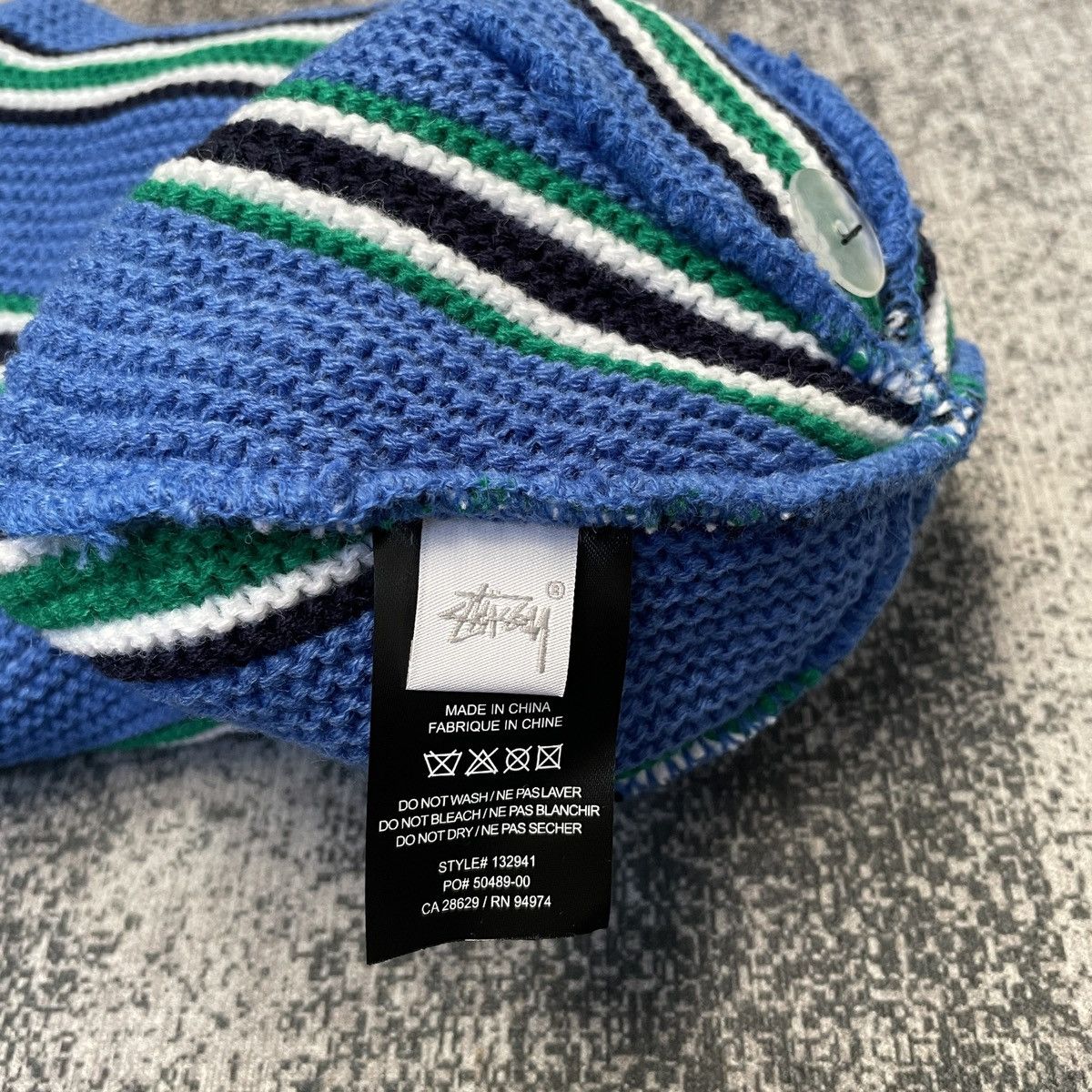 Other STUSSY " STRIPE VERTICAL " BEANIE BLUE Size ONE SIZE - 5 Thumbnail