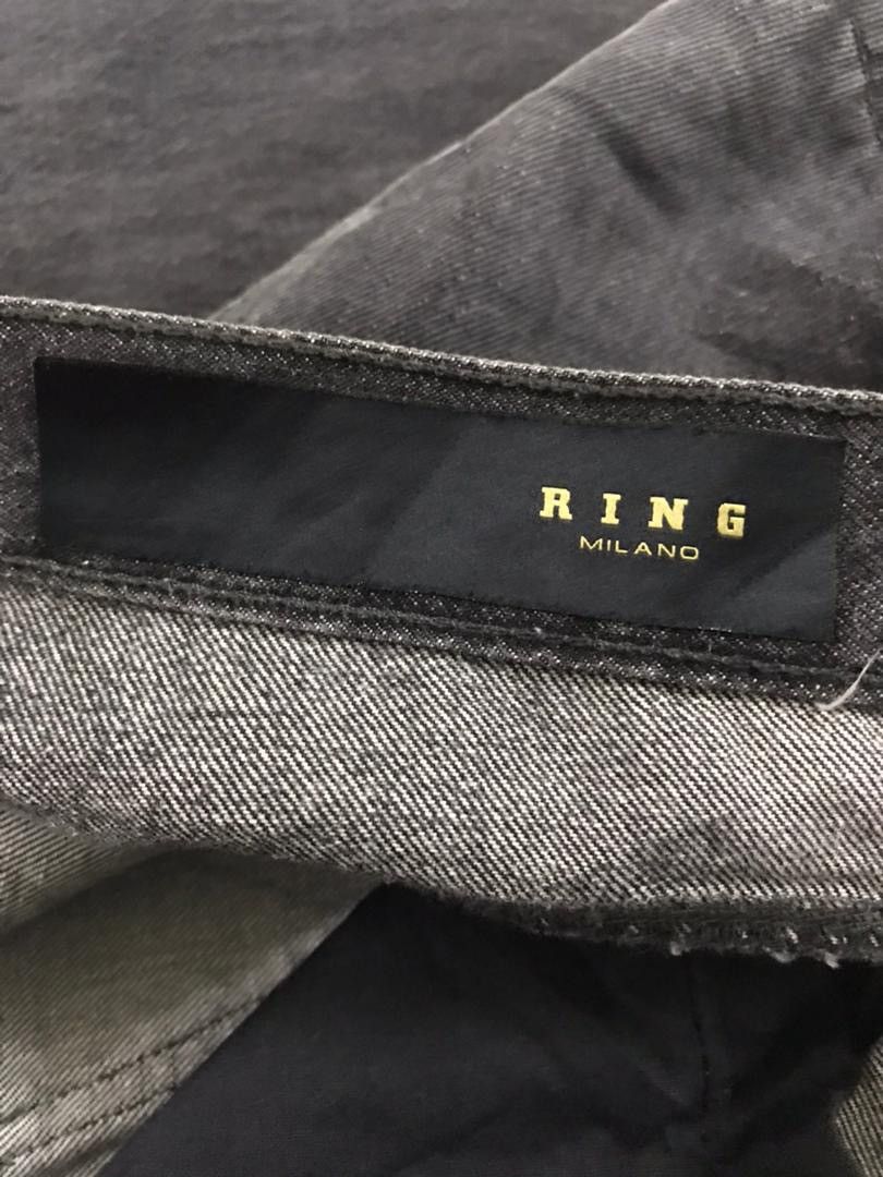 Ring Milano 💥Ring Milano Italy Black Denim Size US 32 / EU 48 - 9 Thumbnail