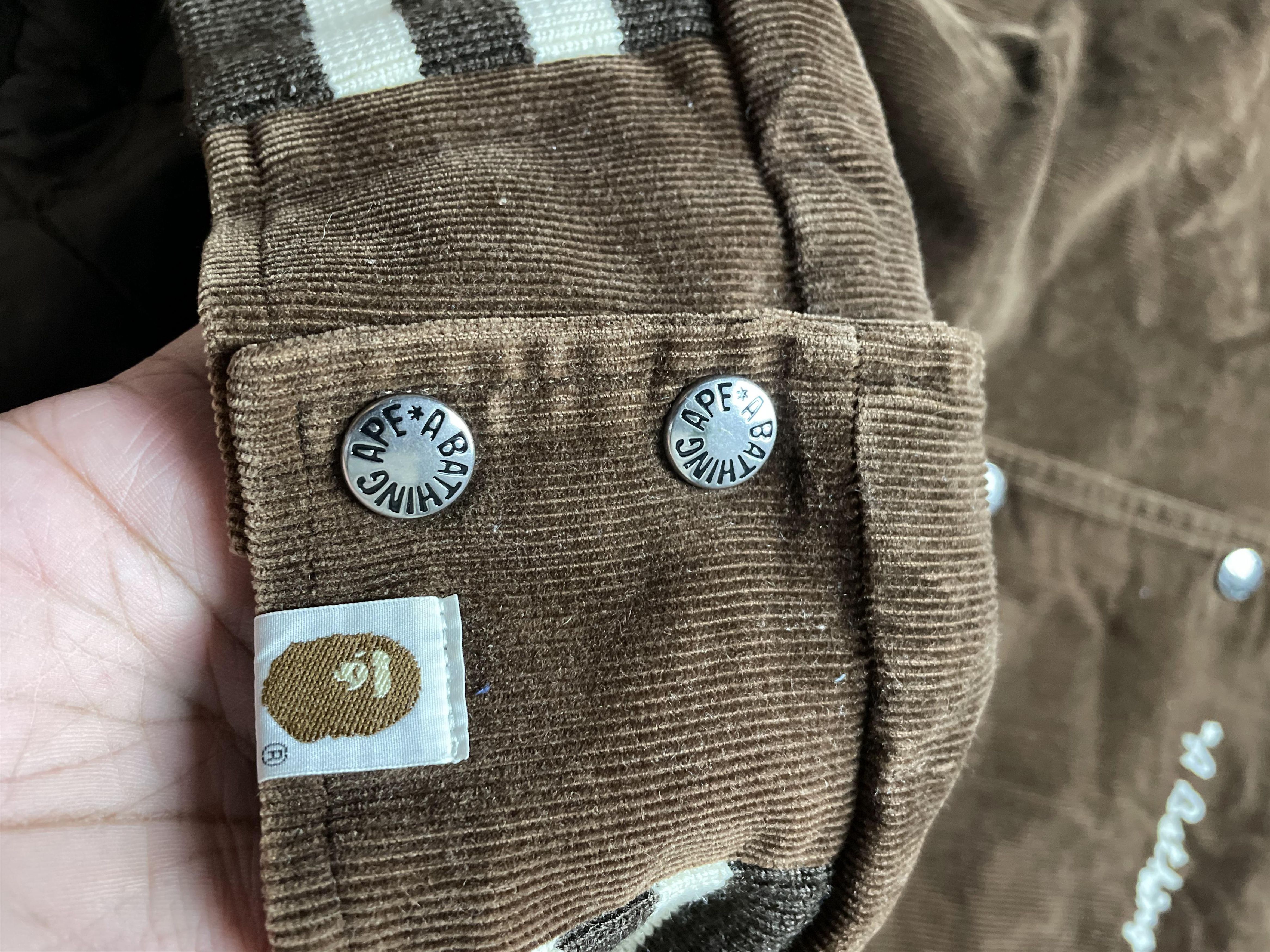 Bape Bape General Made Corduroy Y2K Varsity Jacket Size US XL / EU 56 / 4 - 10 Thumbnail