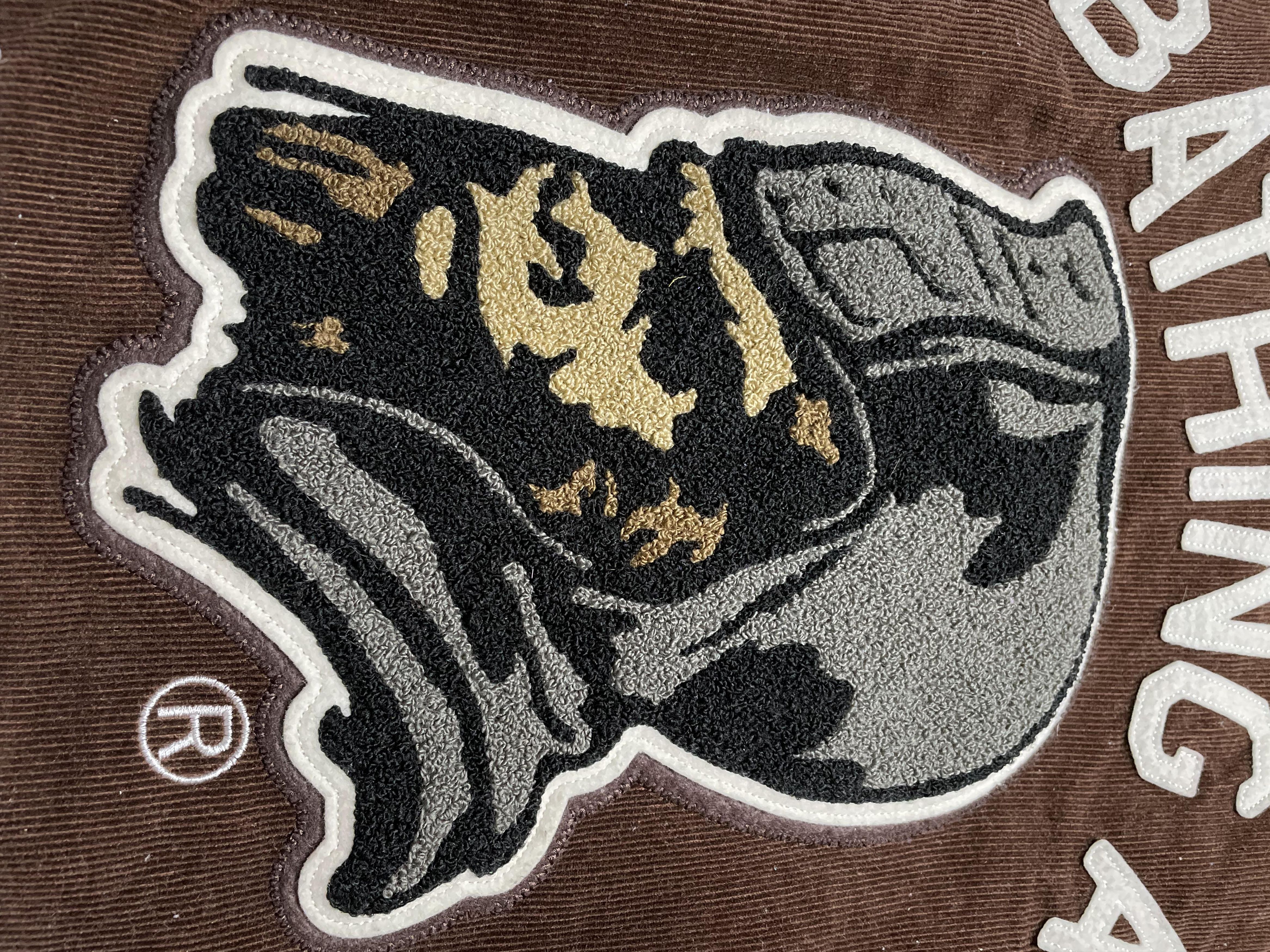Bape Bape General Made Corduroy Y2K Varsity Jacket Size US XL / EU 56 / 4 - 4 Thumbnail
