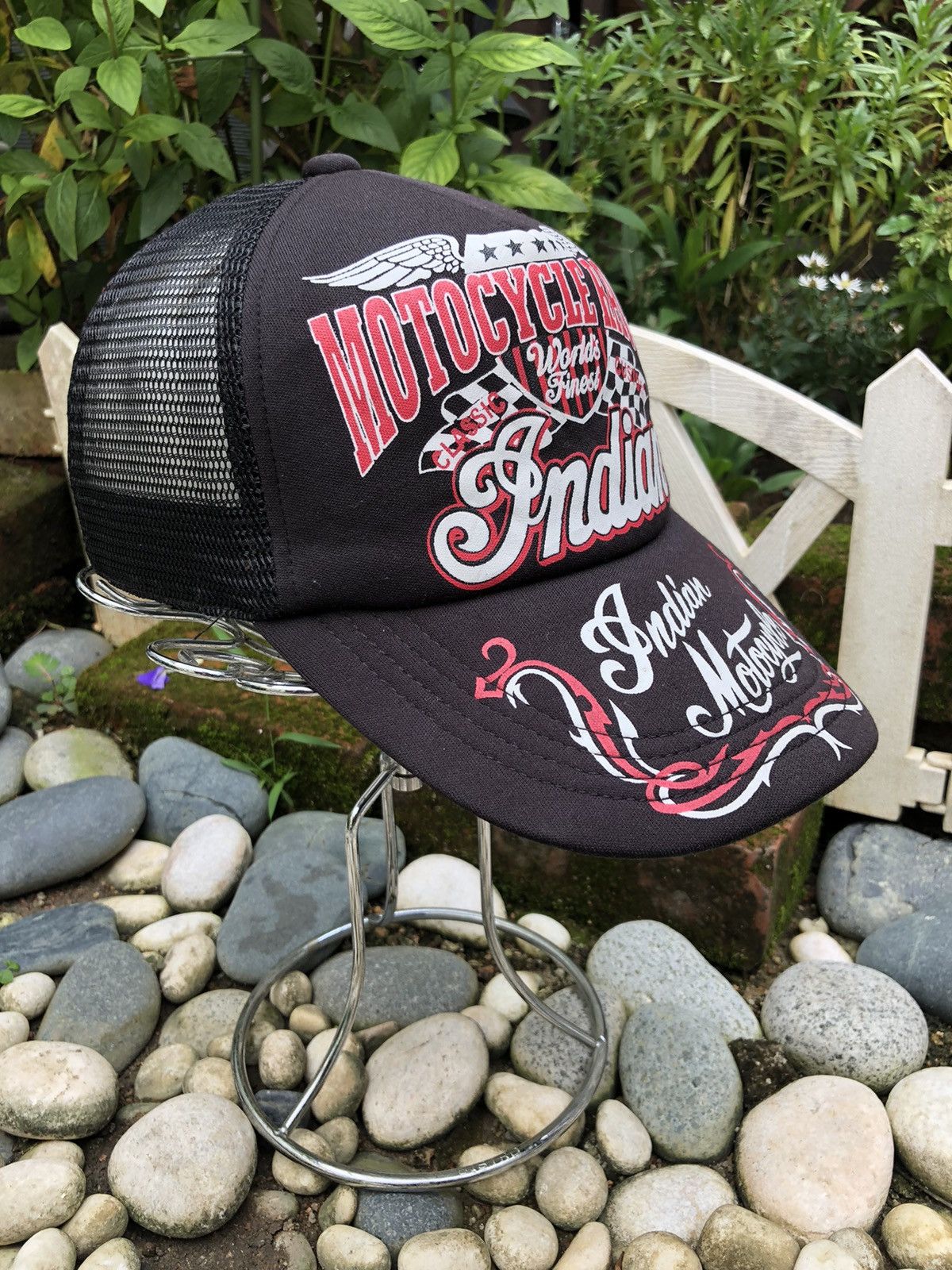 Indian Motorcycle 🔥RARE🔥INDIAN MOTORCYCLES TRUCKER CAP Size ONE SIZE - 4 Thumbnail