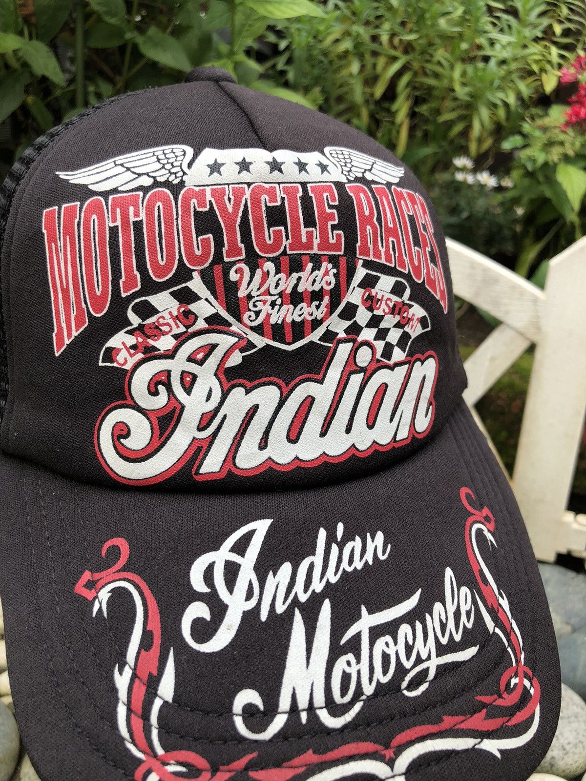 Indian Motorcycle 🔥RARE🔥INDIAN MOTORCYCLES TRUCKER CAP Size ONE SIZE - 3 Thumbnail