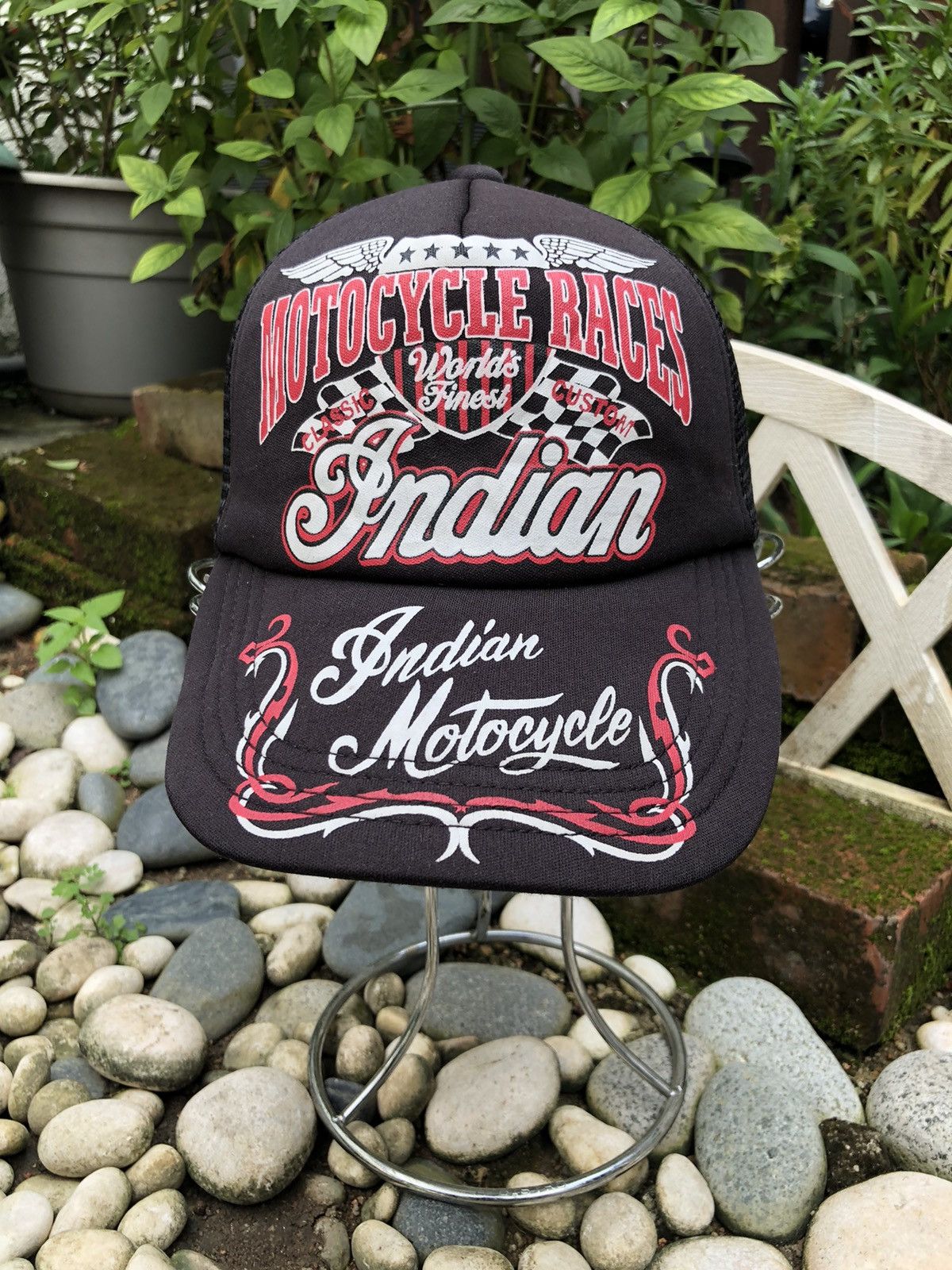 Indian Motorcycle 🔥RARE🔥INDIAN MOTORCYCLES TRUCKER CAP Size ONE SIZE - 1 Thumbnail