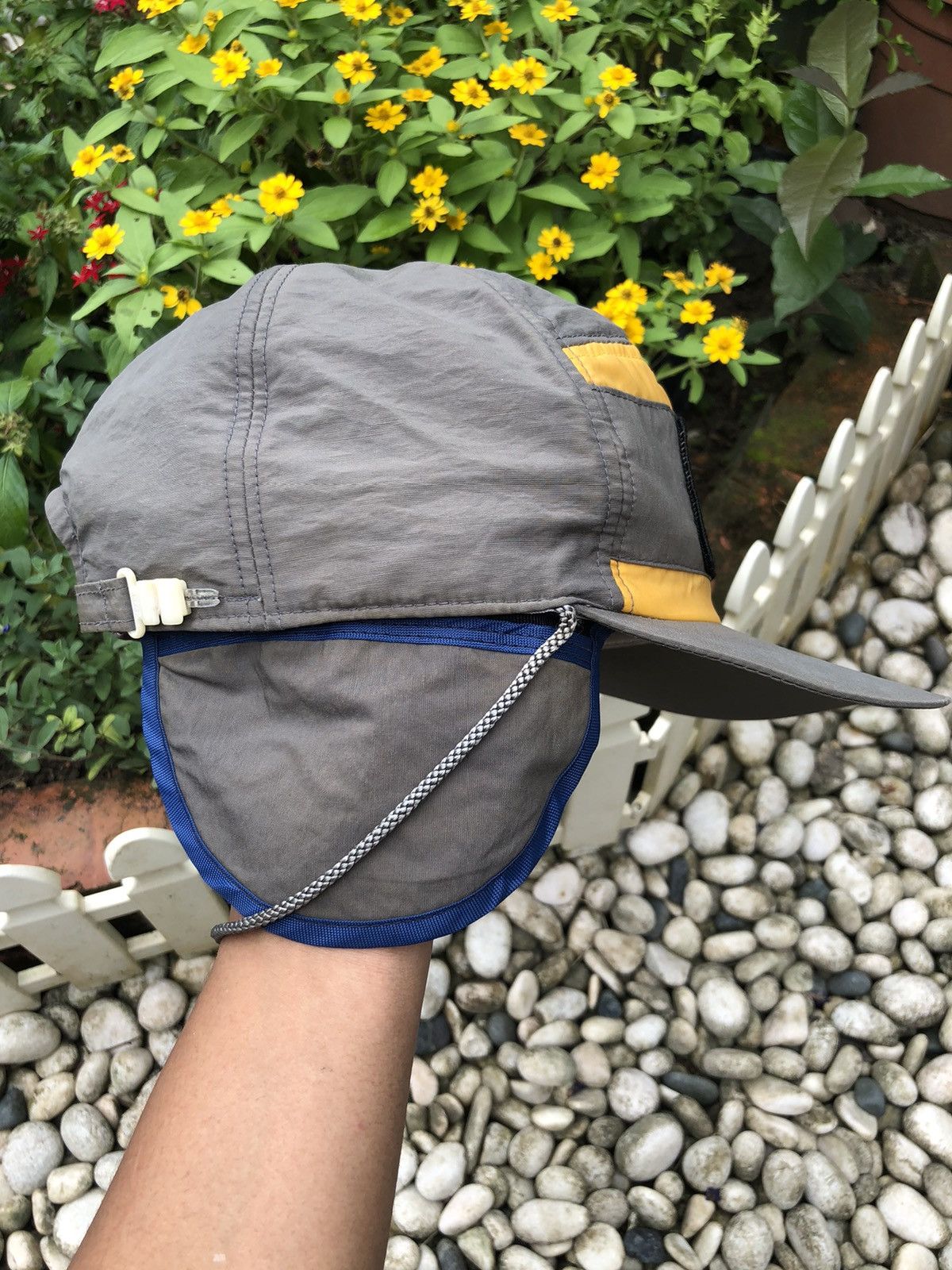 Japanese Brand VTG BEST POWER SASAKI FISHING HAT W/ EAR WARMER FLAPS Size ONE SIZE - 3 Thumbnail