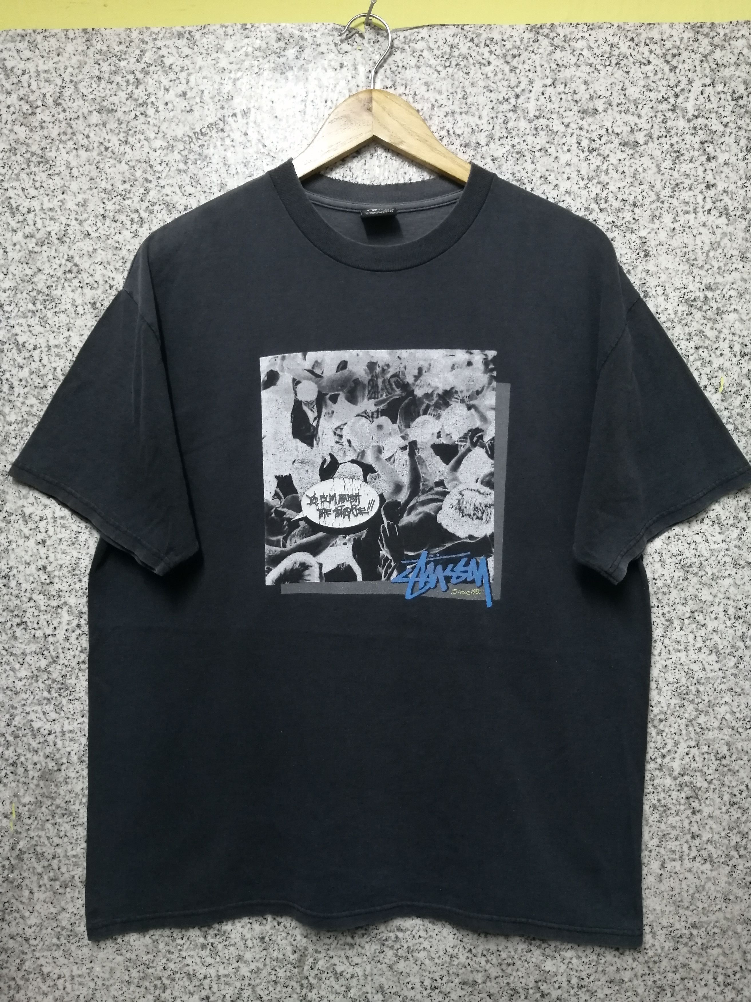 Streetwear × Stussy × Vintage Stussy X Jon Naar Photo tee