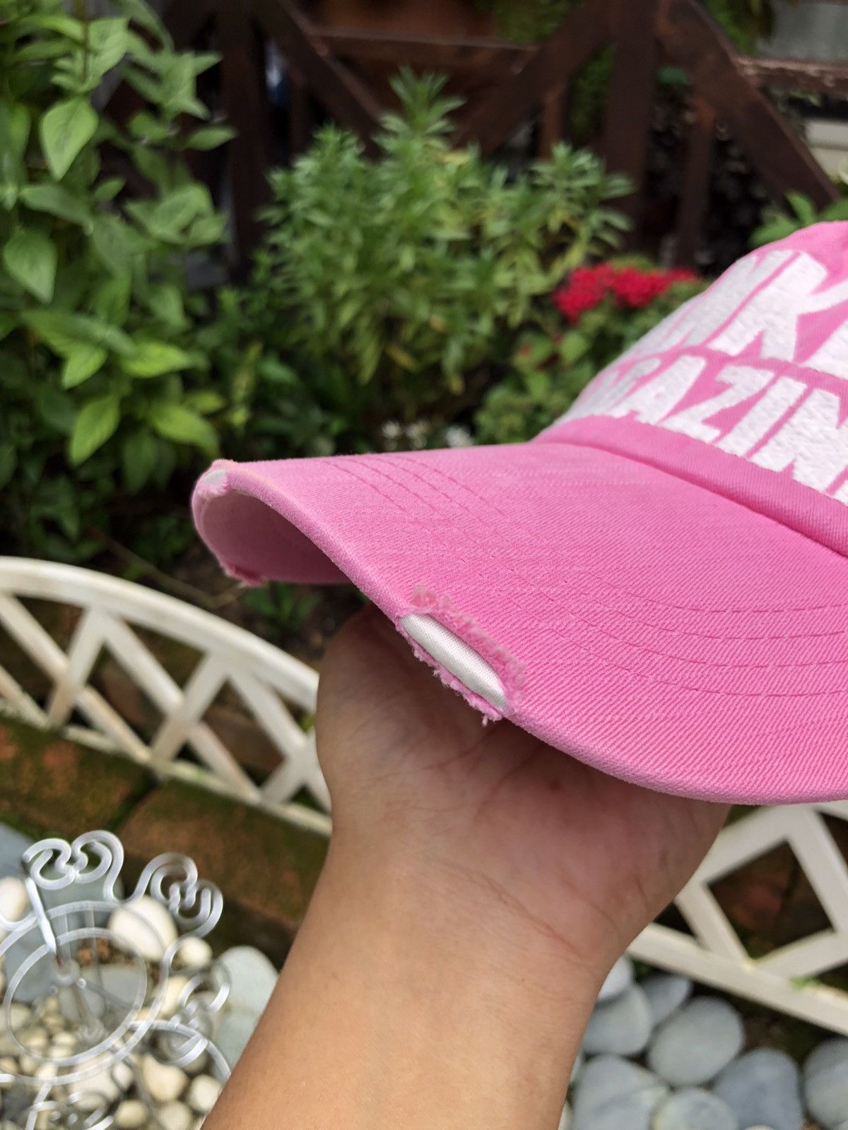 Japanese Brand VINTAGE EMBROIDERY FRANKLIN MAGAZINE CAP HAT BY TREEMON Size ONE SIZE - 13 Thumbnail
