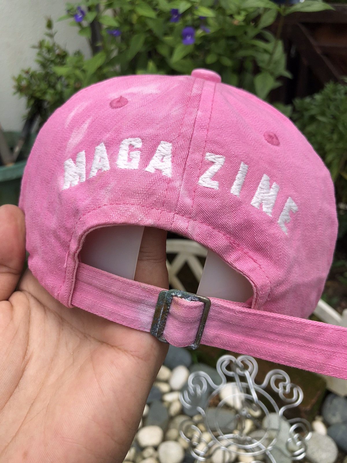 Japanese Brand VINTAGE EMBROIDERY FRANKLIN MAGAZINE CAP HAT BY TREEMON Size ONE SIZE - 7 Thumbnail
