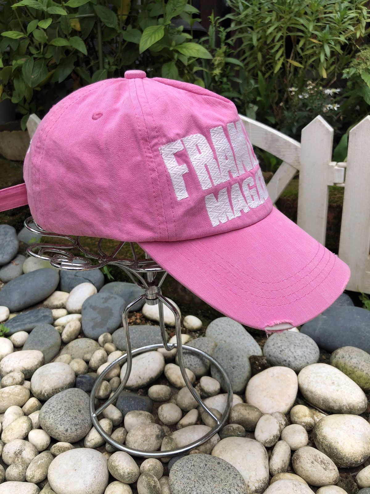 Japanese Brand VINTAGE EMBROIDERY FRANKLIN MAGAZINE CAP HAT BY TREEMON Size ONE SIZE - 5 Thumbnail