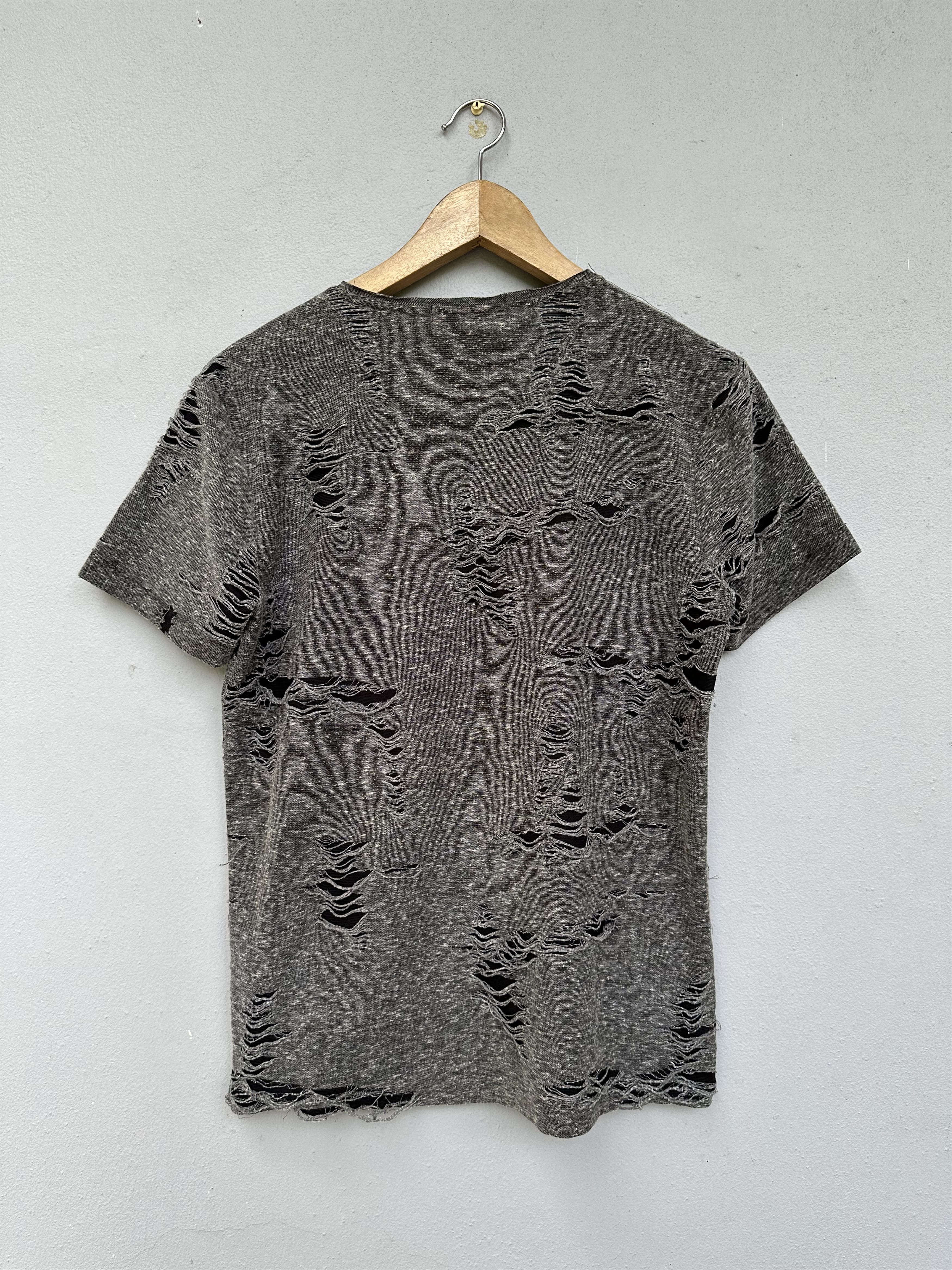 BUCKAROO Japanese Brand Buckaroo Riot Rip Distressed Tee Size US M / EU 48-50 / 2 - 2 Thumbnail