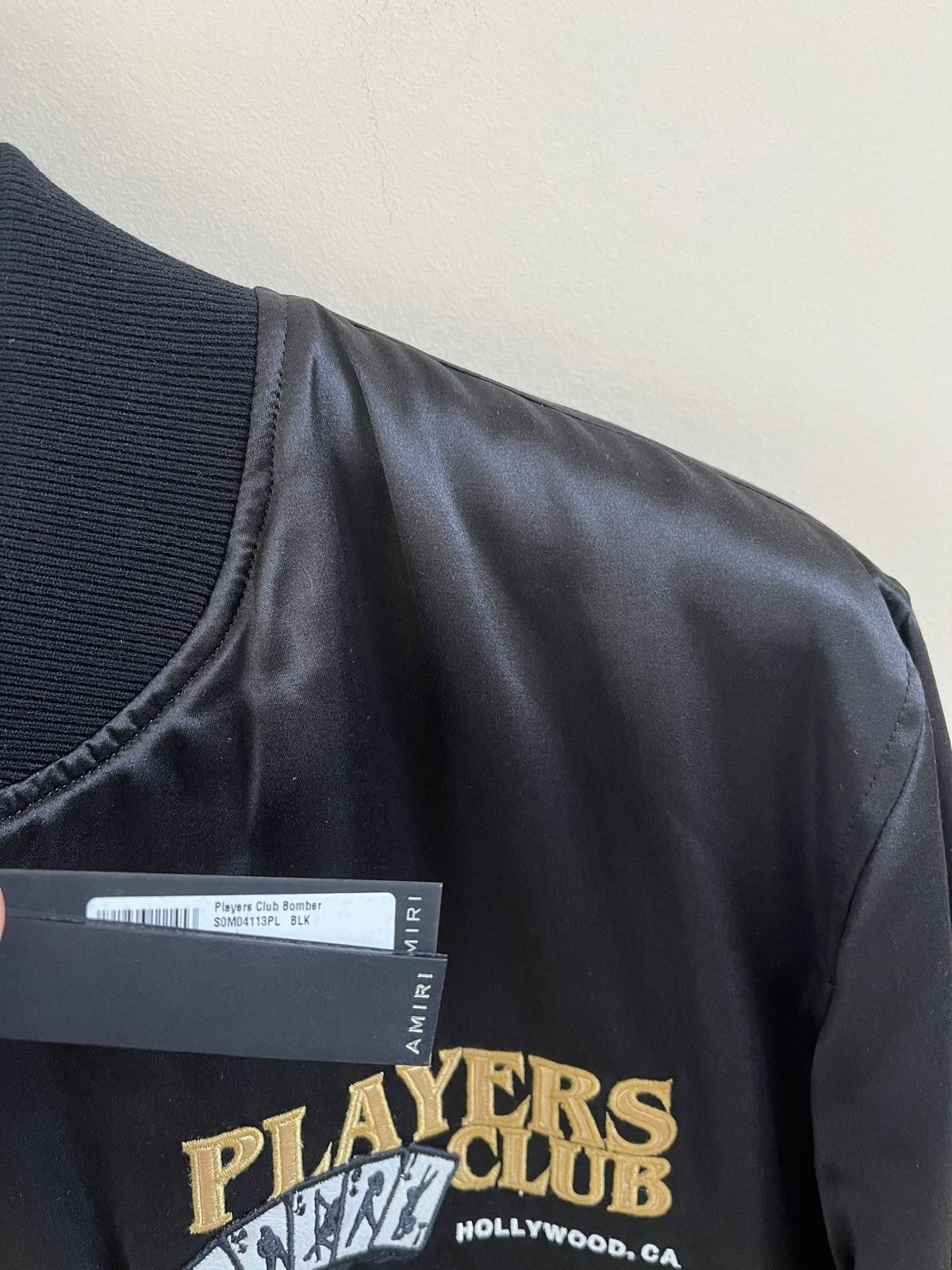 Amiri Players Club Bomber in Black Size US S / EU 44-46 / 1 - 13 Thumbnail