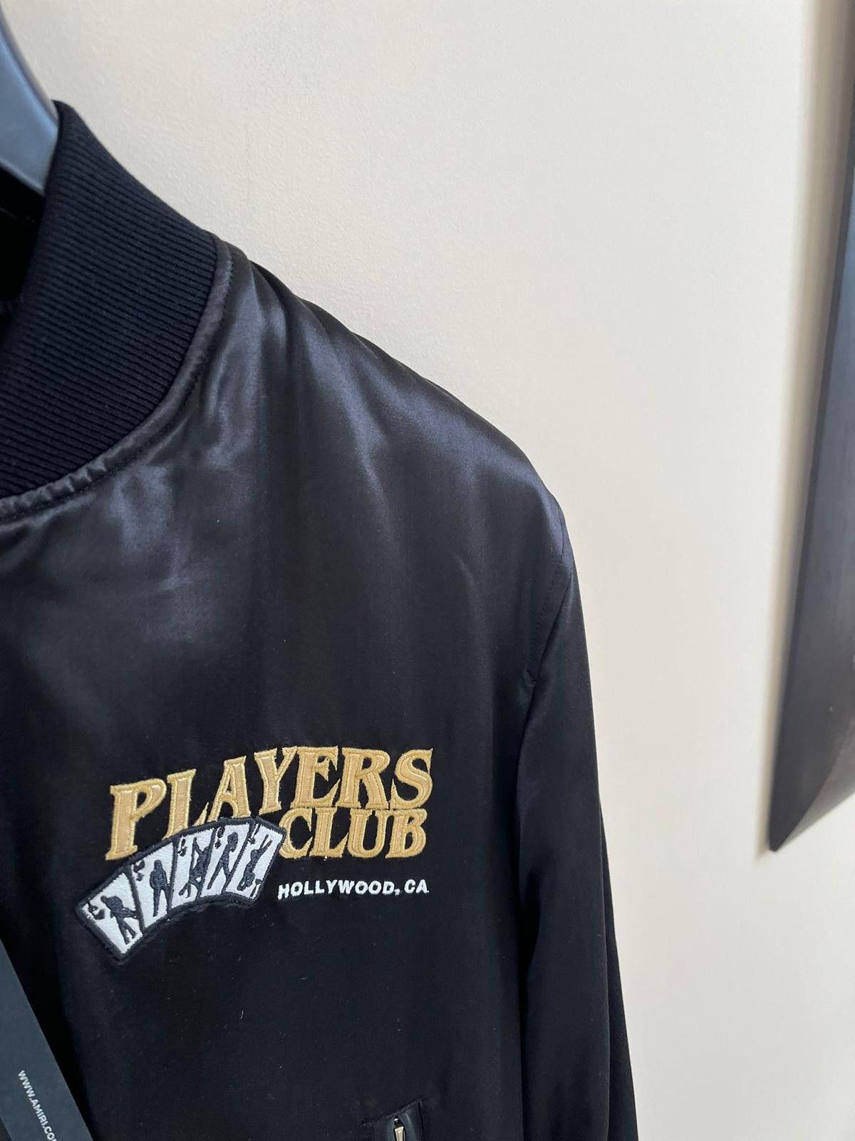 Amiri Players Club Bomber in Black Size US S / EU 44-46 / 1 - 5 Thumbnail